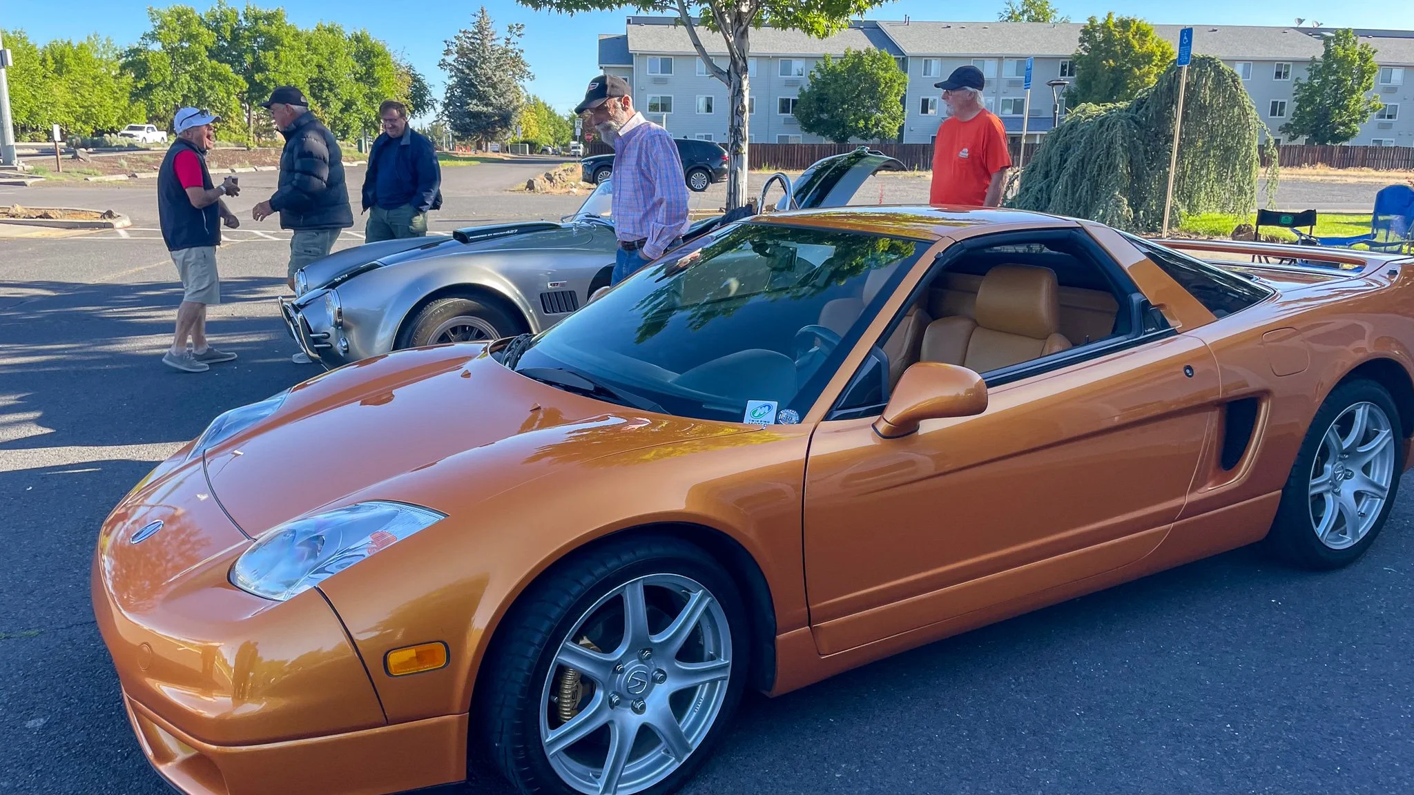 Bend Oregon Cars & Coffee on 27th street 02 Acura NSX Orange.jpg