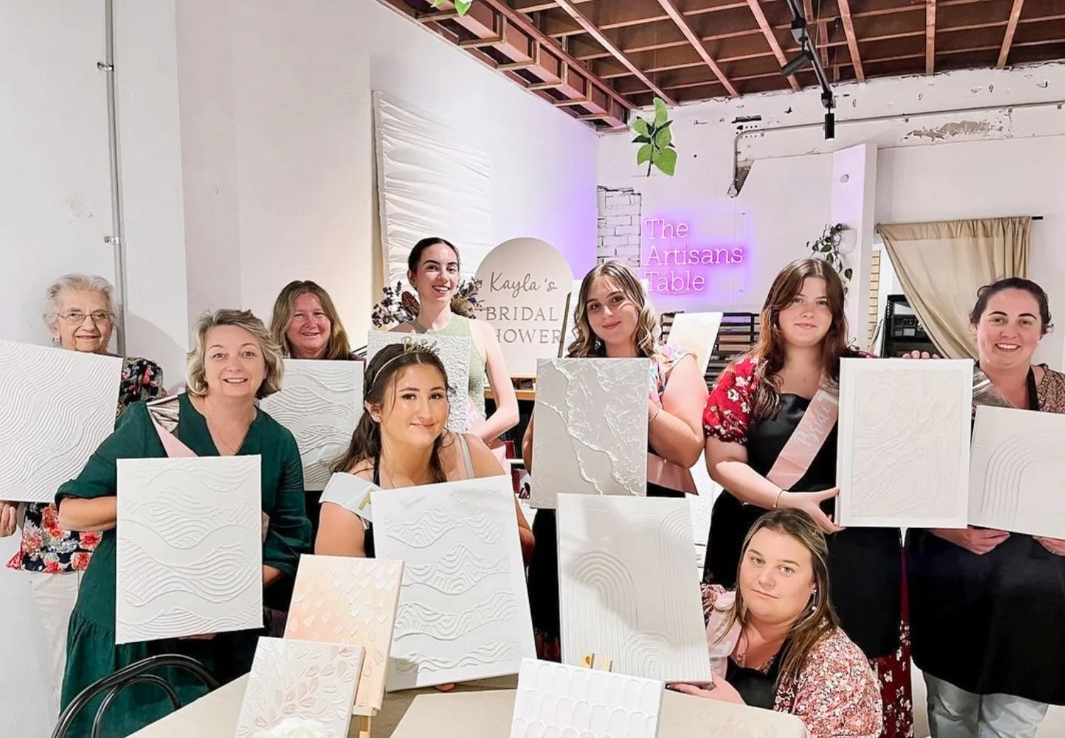 Creative workshops for private events and parties, corporate team building and more