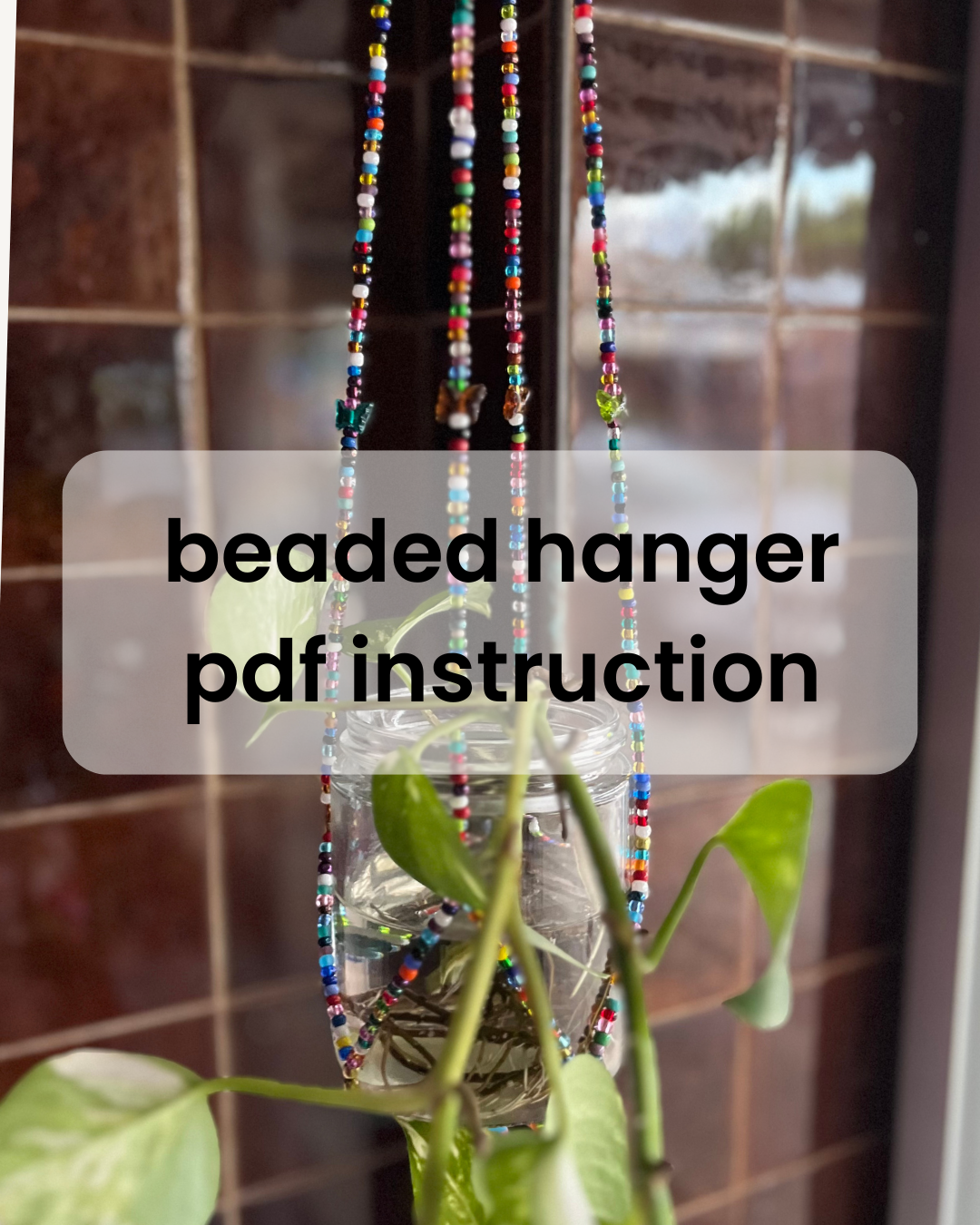 Beaded Hanger ~ PDF instruction only