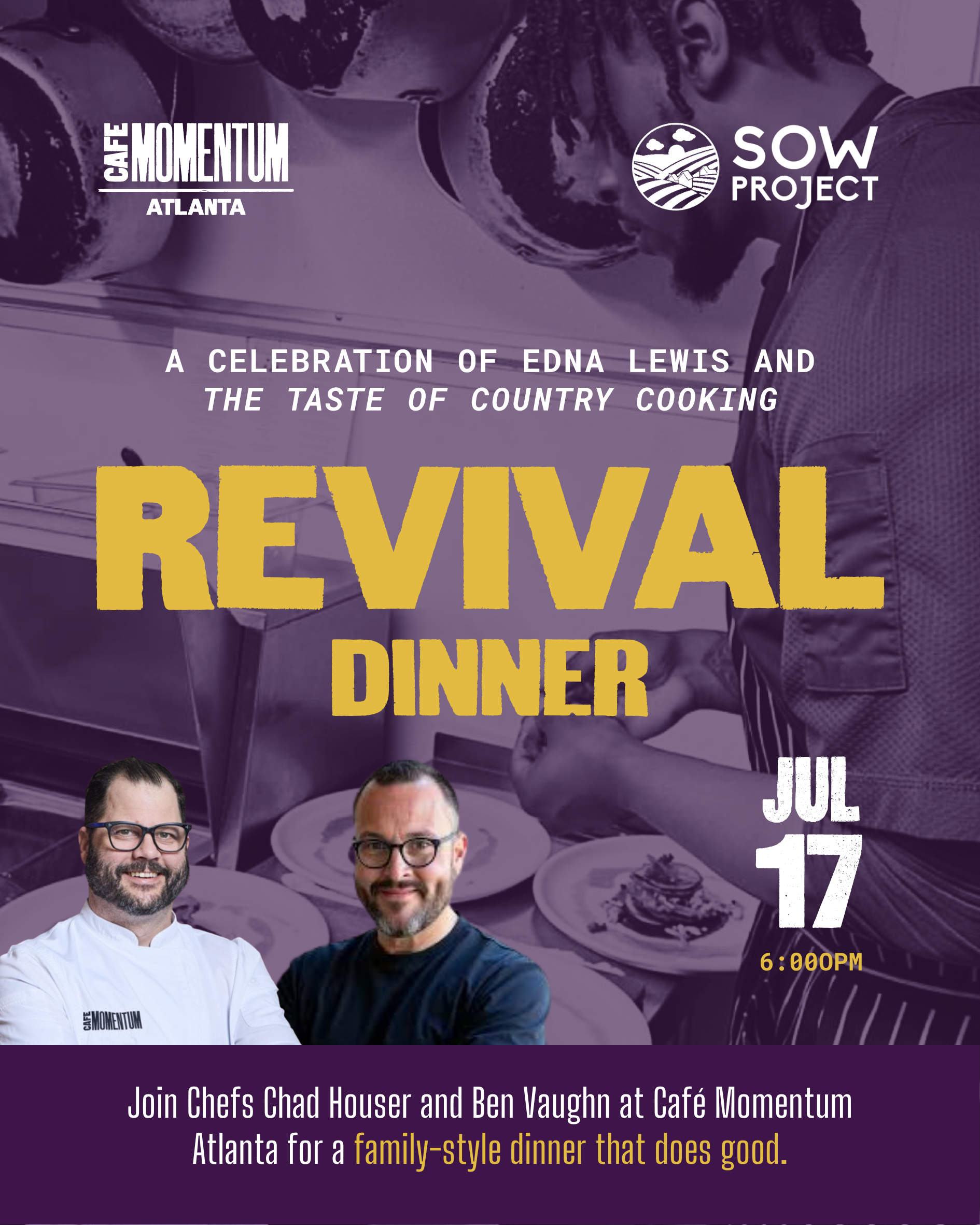 Cafe Momentum and Sow Project Dinner 