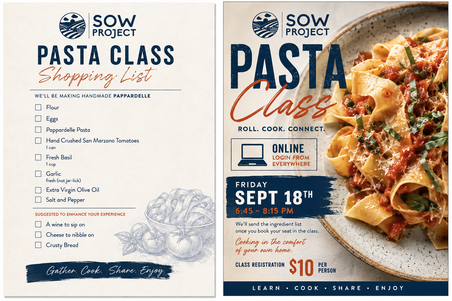 Pasta Class