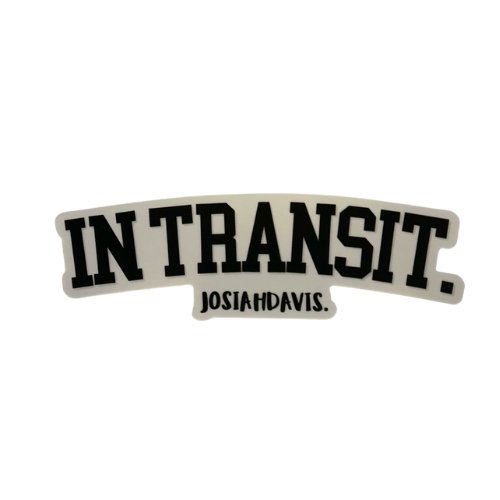 JOSIAHDAVIS. - In Transit Bumper Sticker