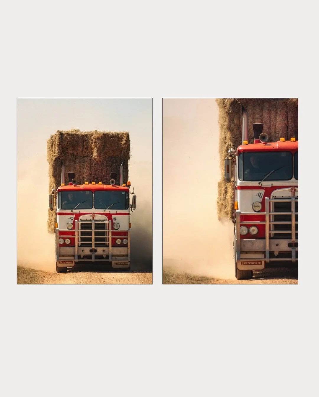 Farm photo Friday

Carting in the last loads. Dust and Kenworth trucks = happy days.