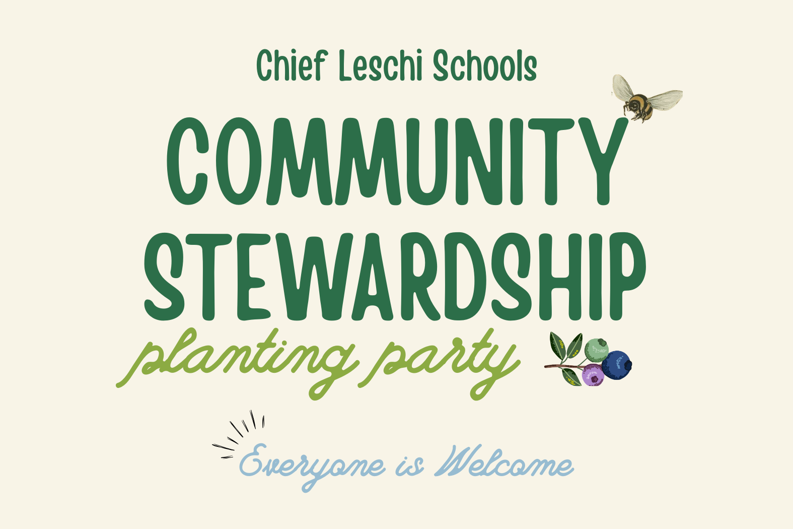 Native Food Forest Planting Party at Chief Leschi Schools