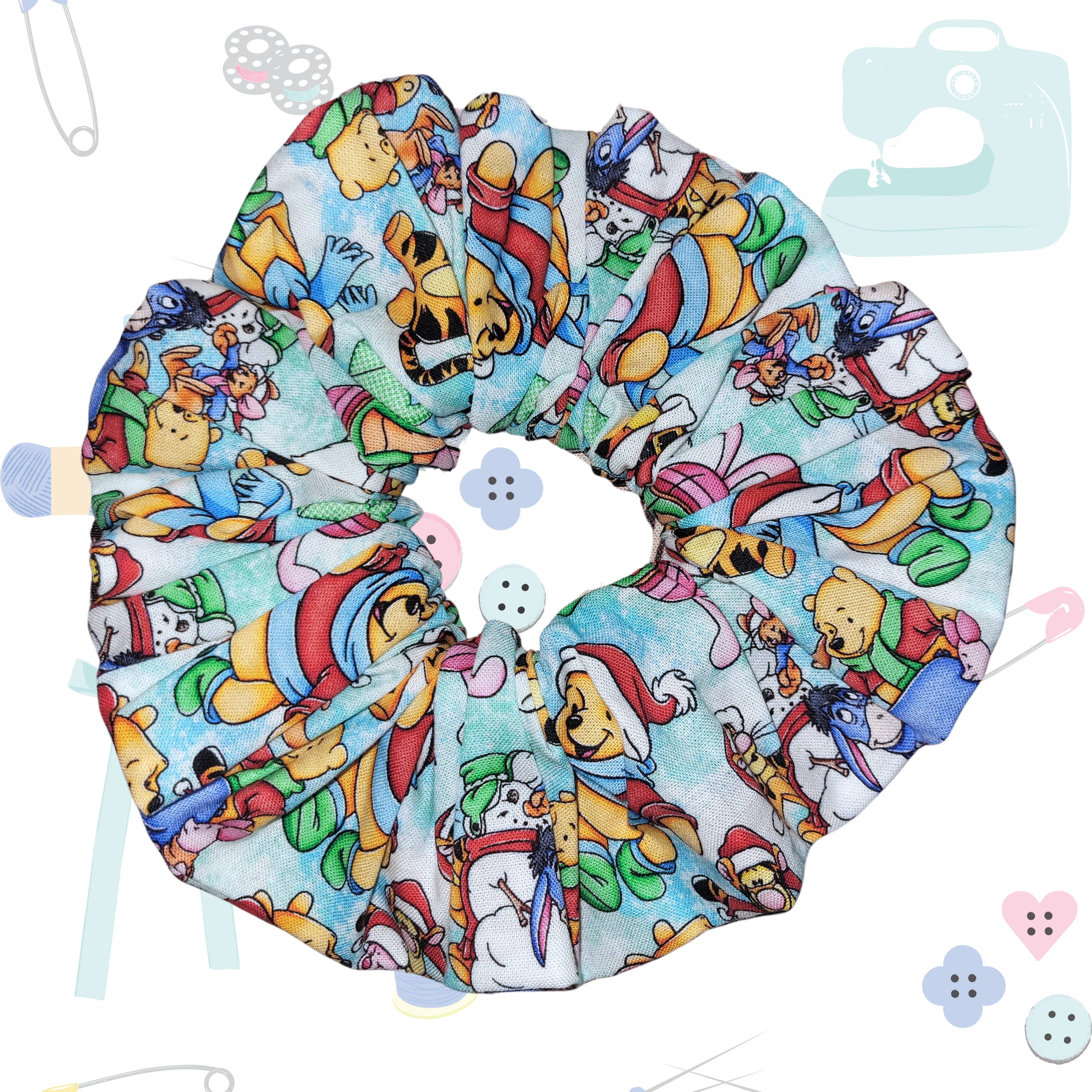 Chunky Scrunchie - Bear & Friends