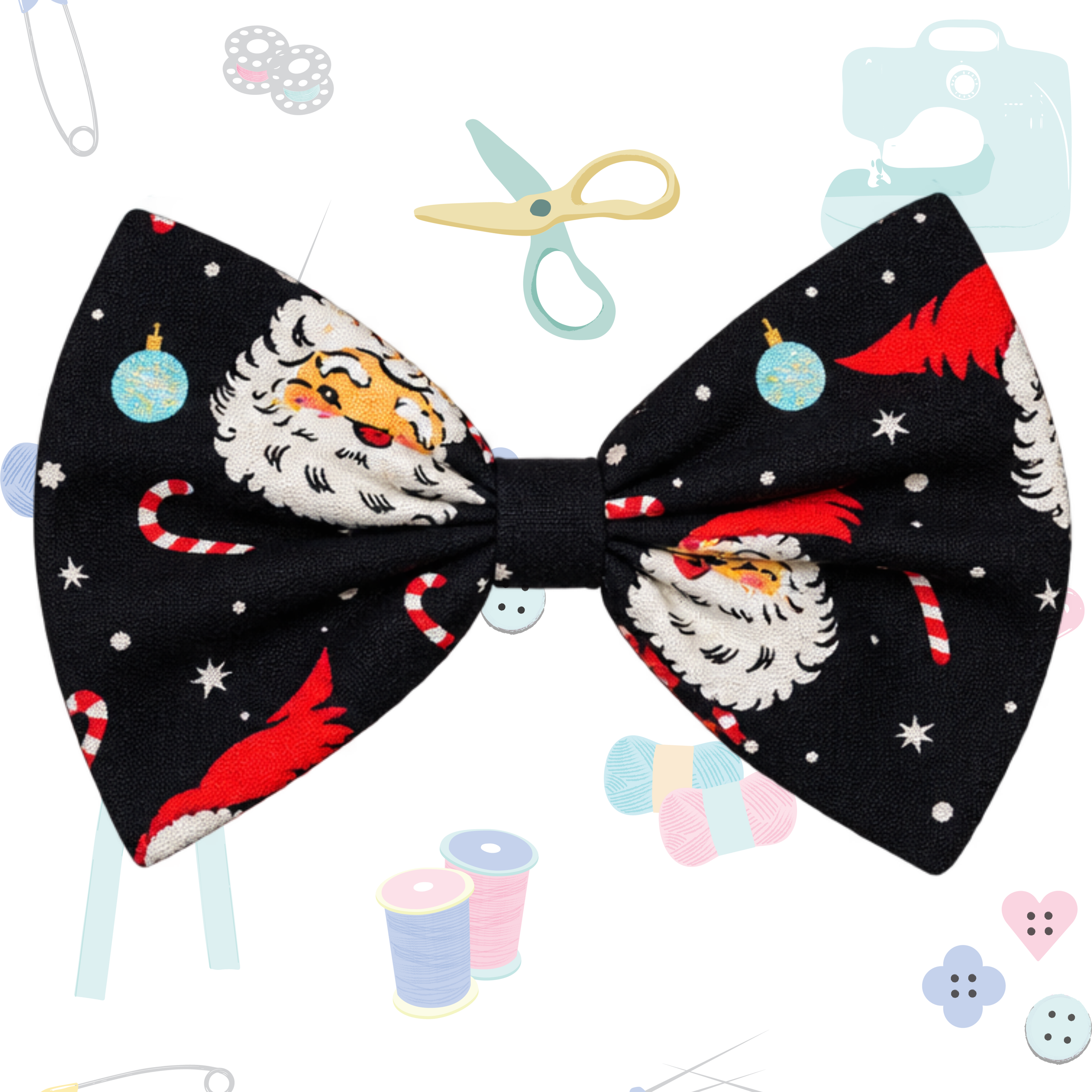 Small Single Bow - Santa