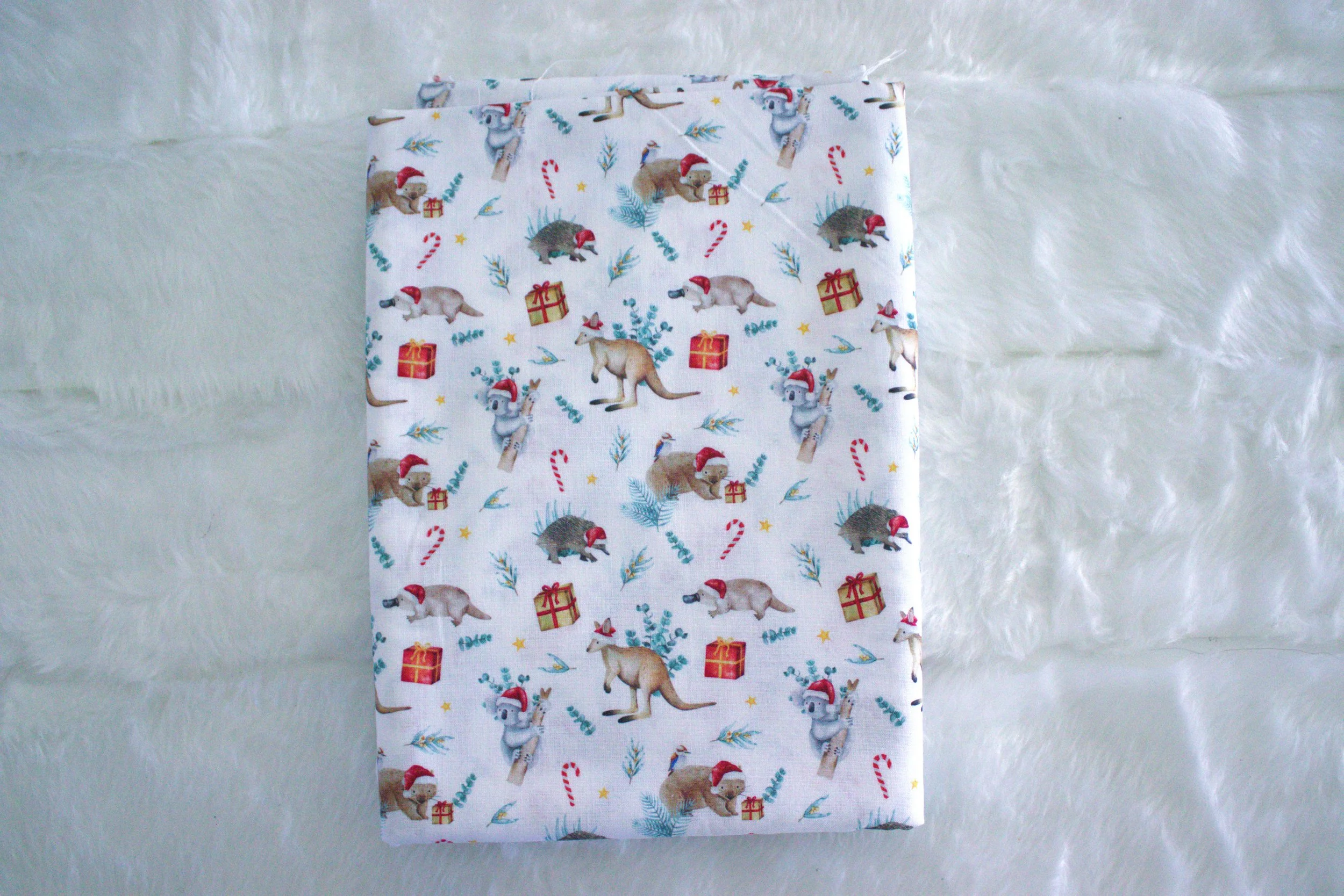 Chunky Scrunchie - AUSSIE CHRISTMAS (made to order)