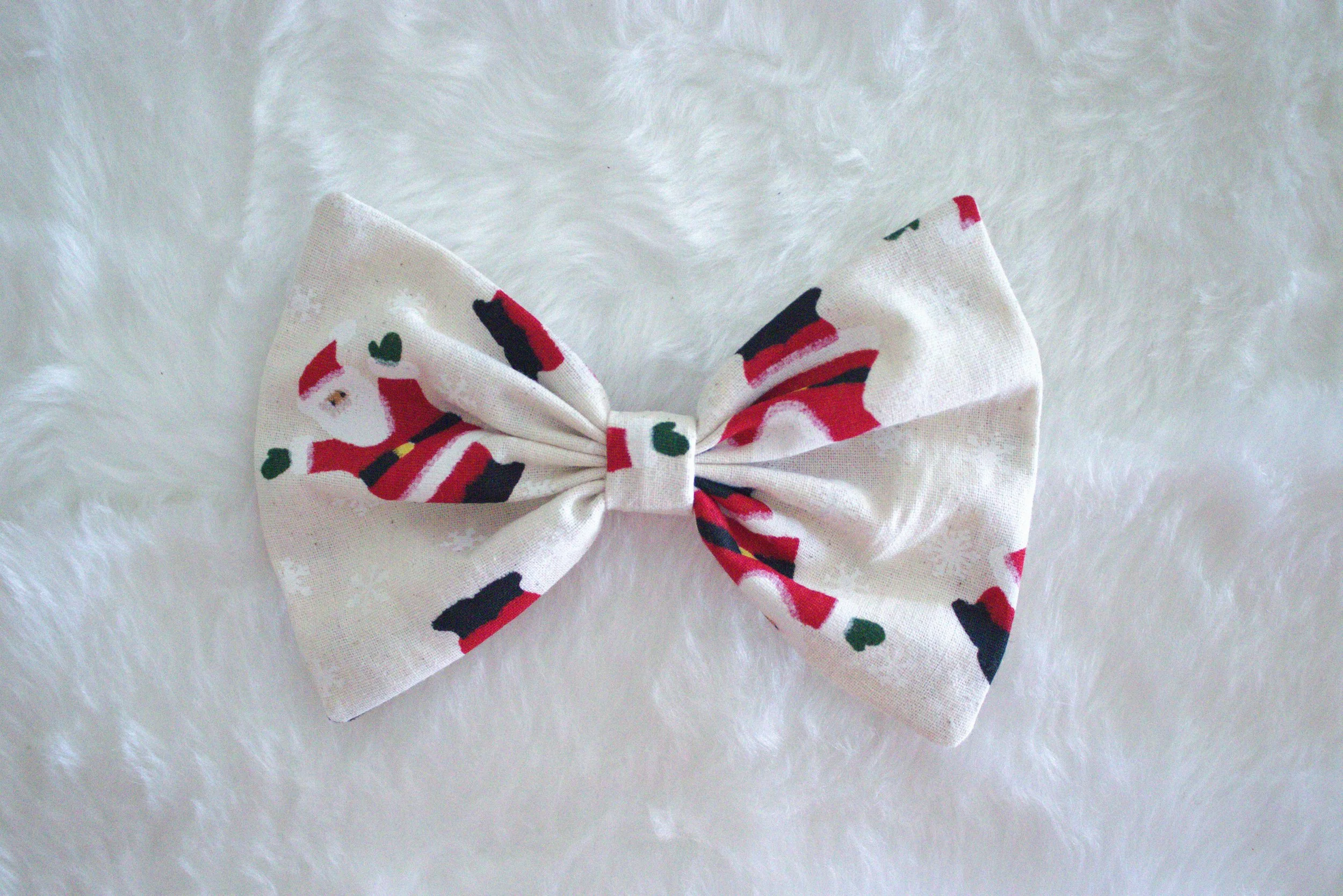 Small Single Bow - Santa