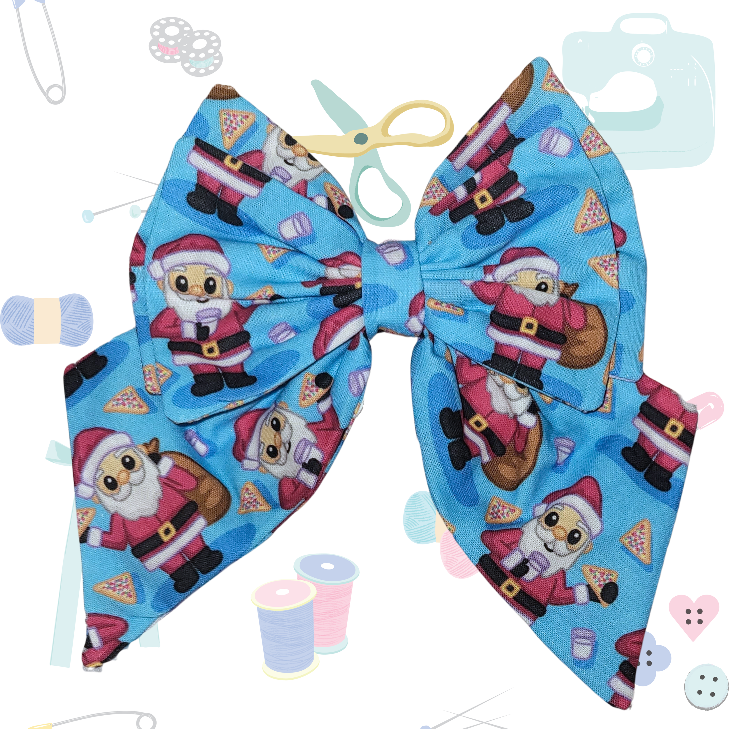 Standard Sailor Bow - Fairy Bread Santa