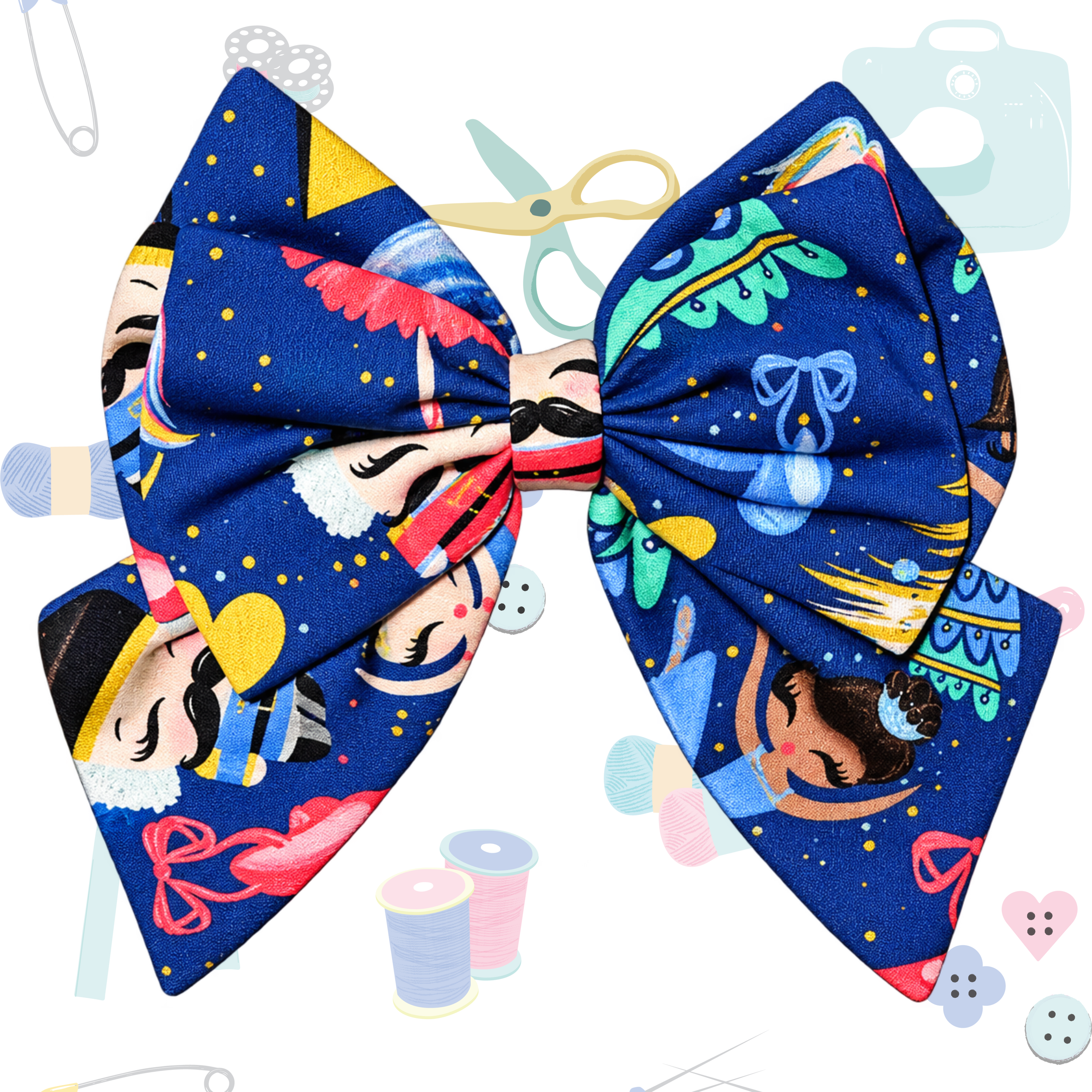 Standard Sailor Bow - Cartoon Nutcracker
