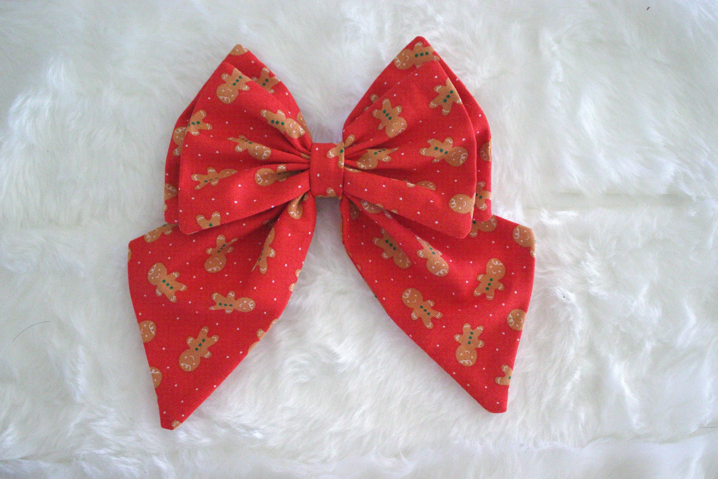 Medium Sailor Bow - Gingerbread