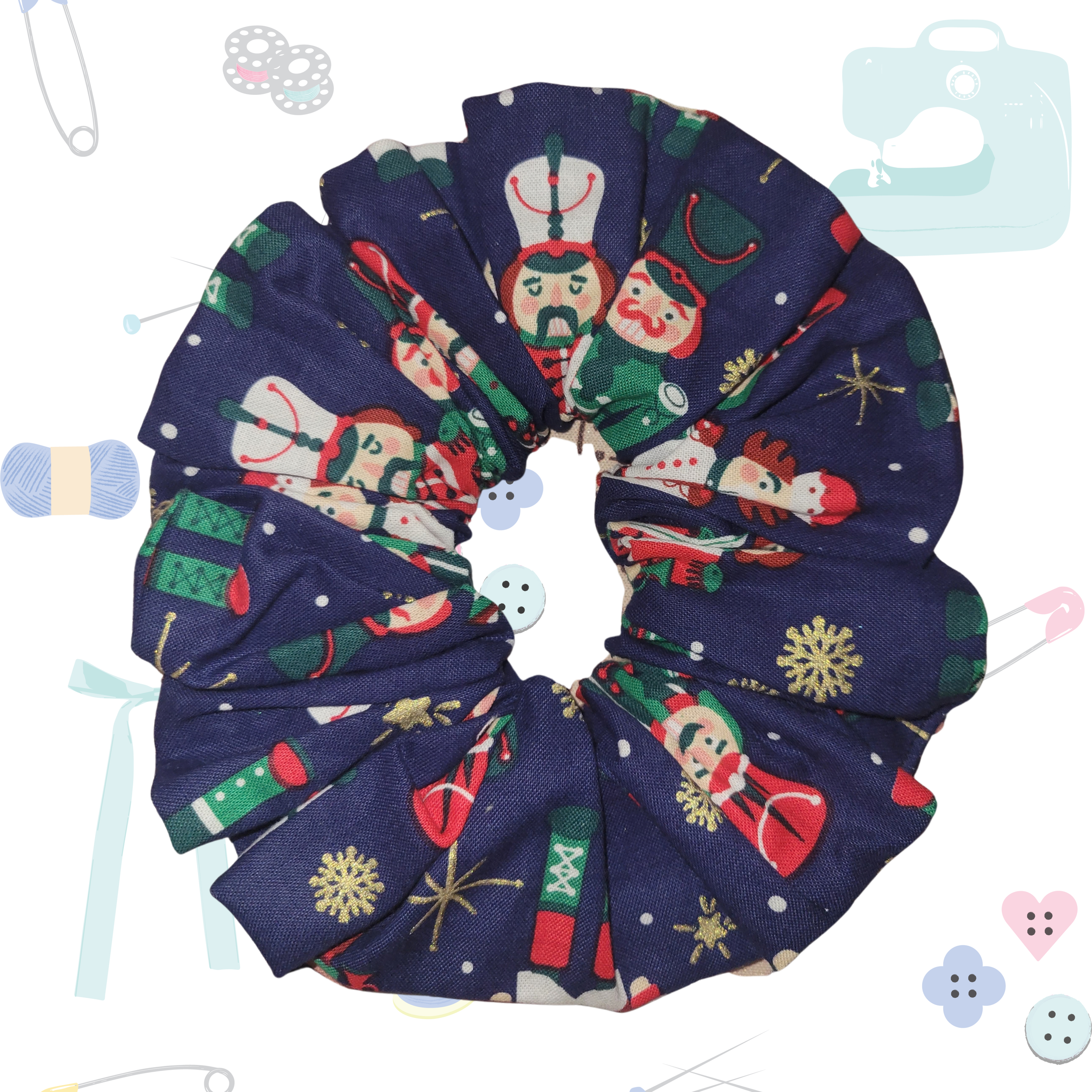 Chunky Scrunchie - Nutcracker