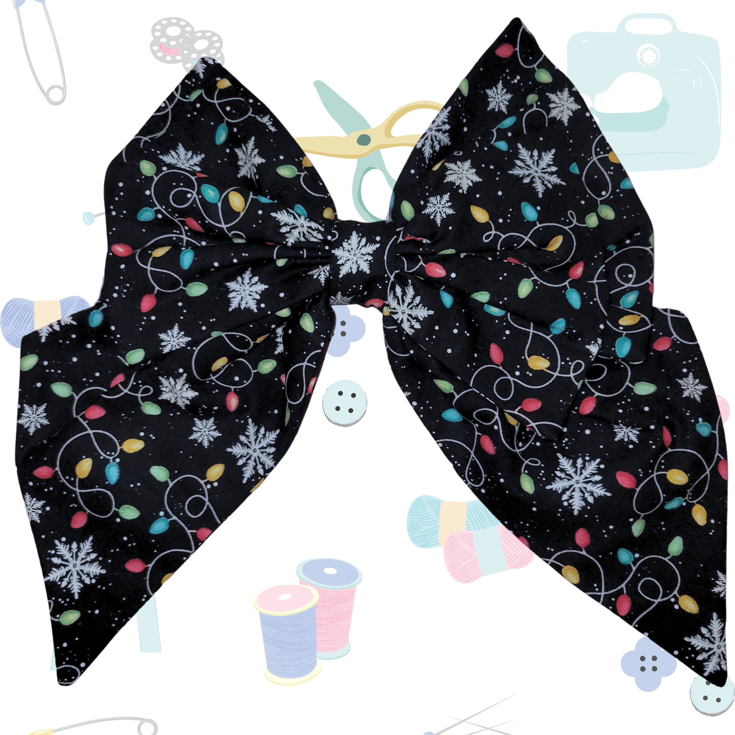 Jumbo Sailor Bow - Lights