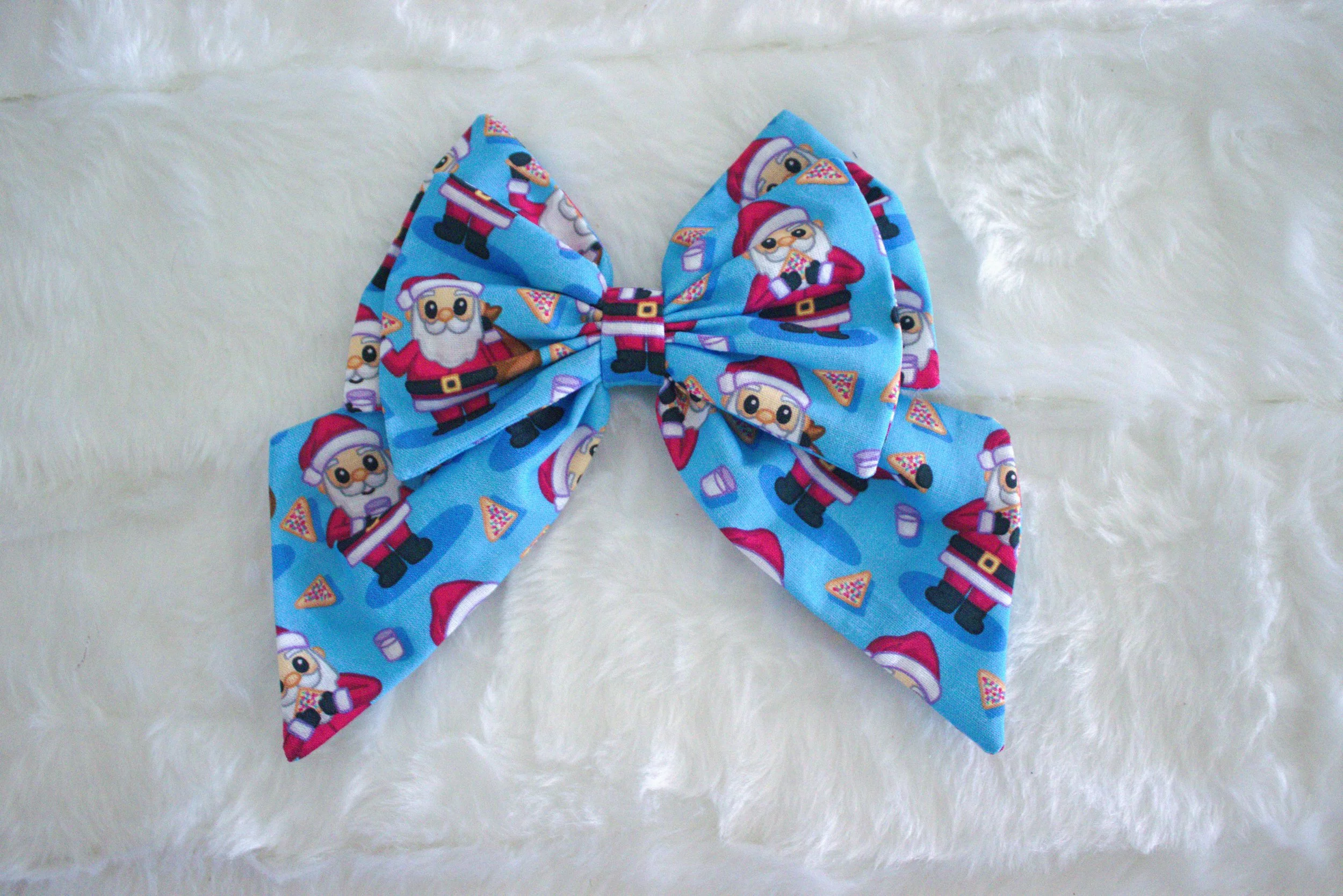 Medium Sailor Bow - Fairy Bread Santa