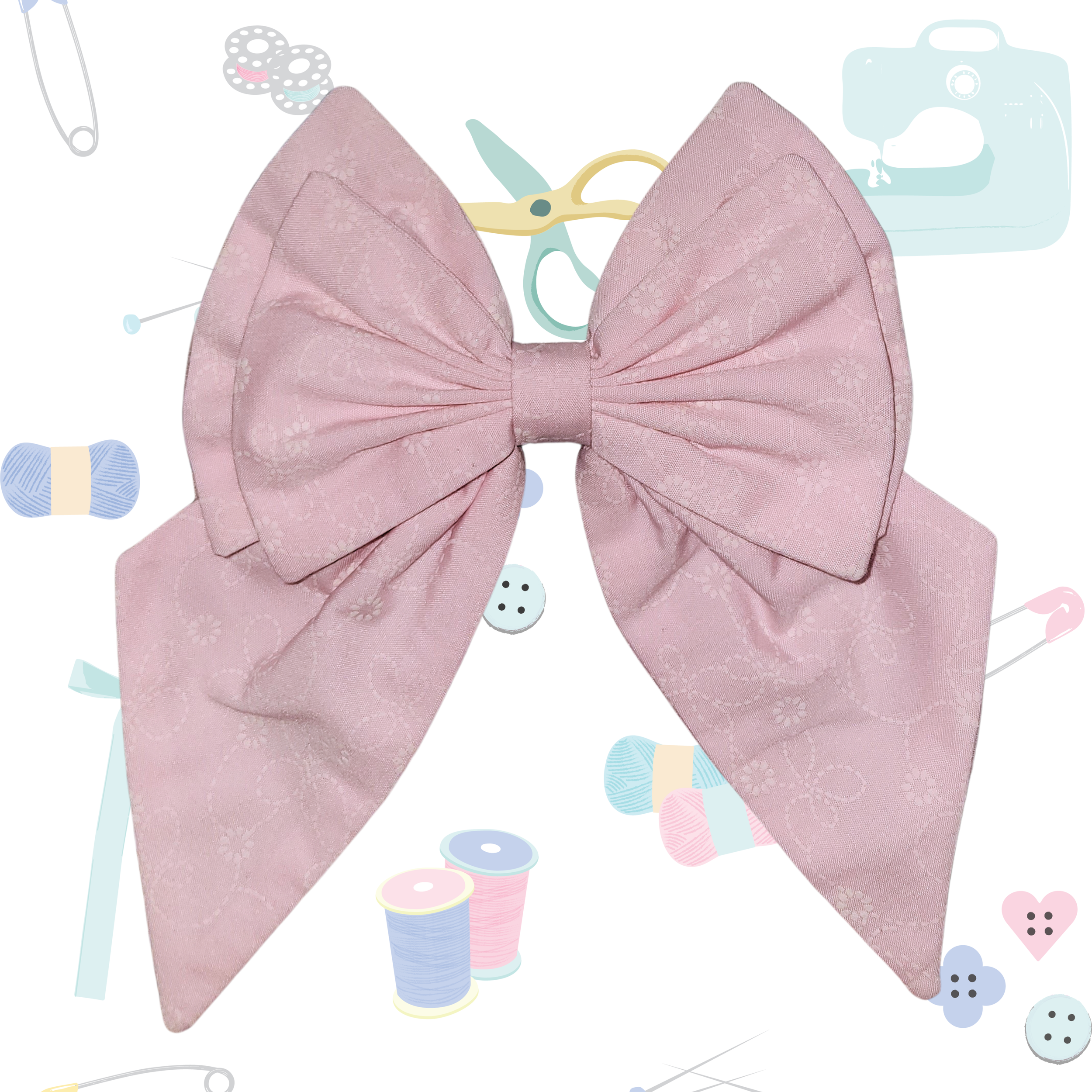 Standard Sailor Bow - PINK FLORAL