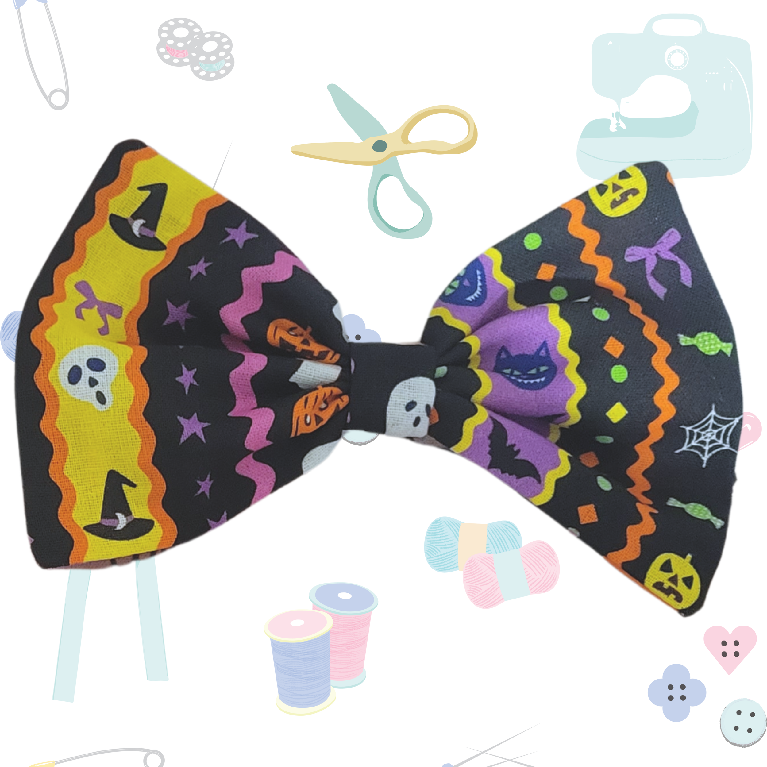 Small Single Bow - Halloween Spooky