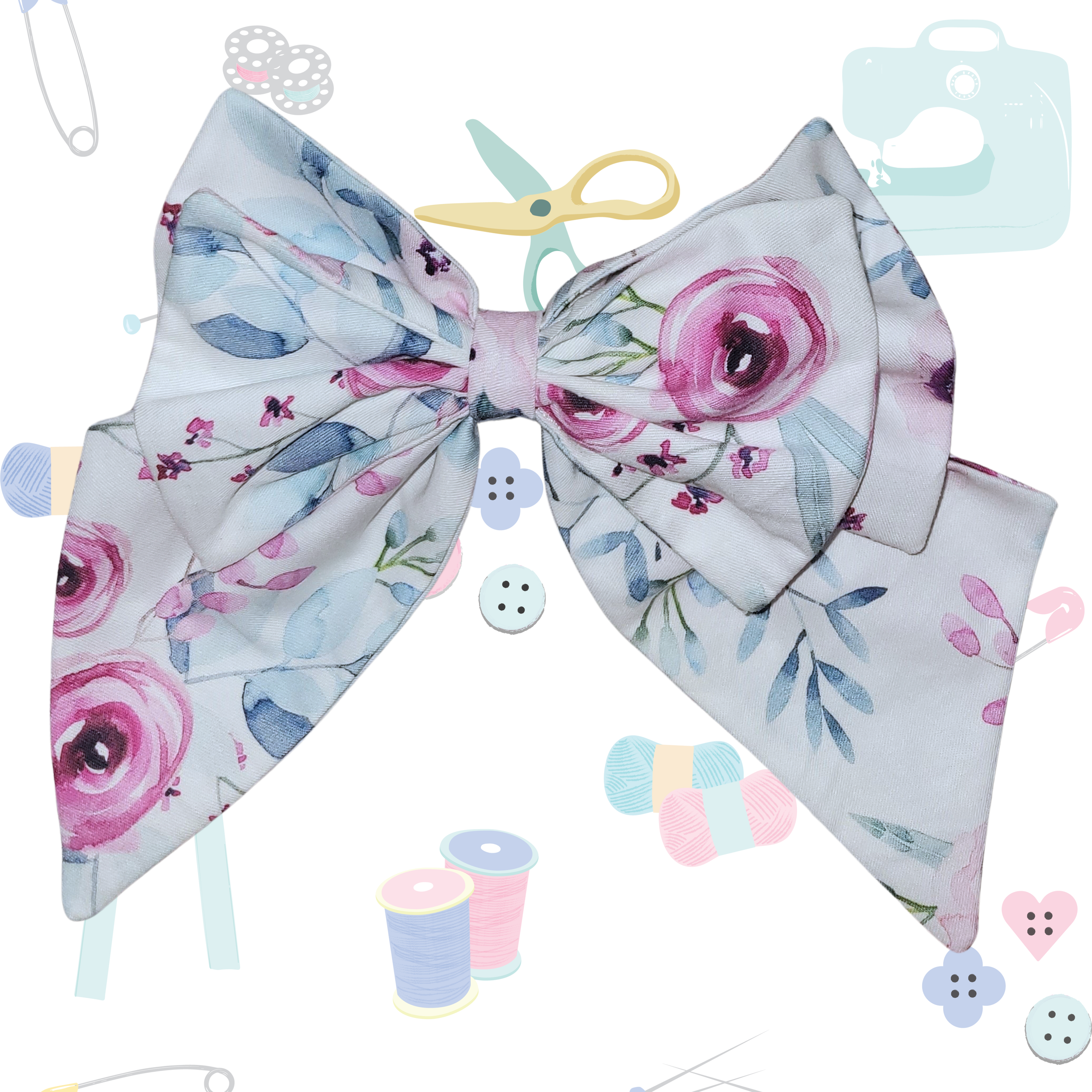 Standard Sailor Bow - Roses