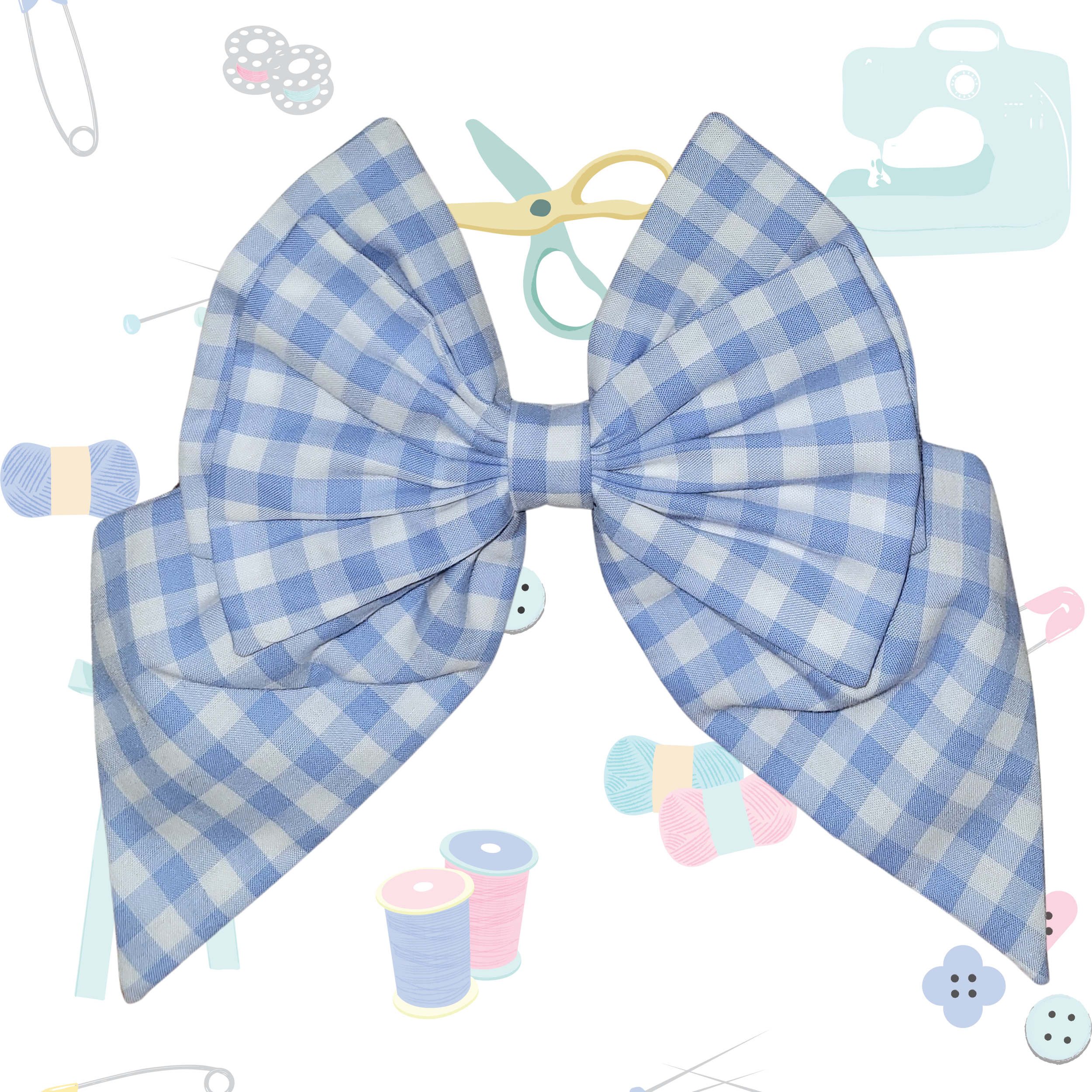 Standard Sailor Bow - PICNIC BLUE