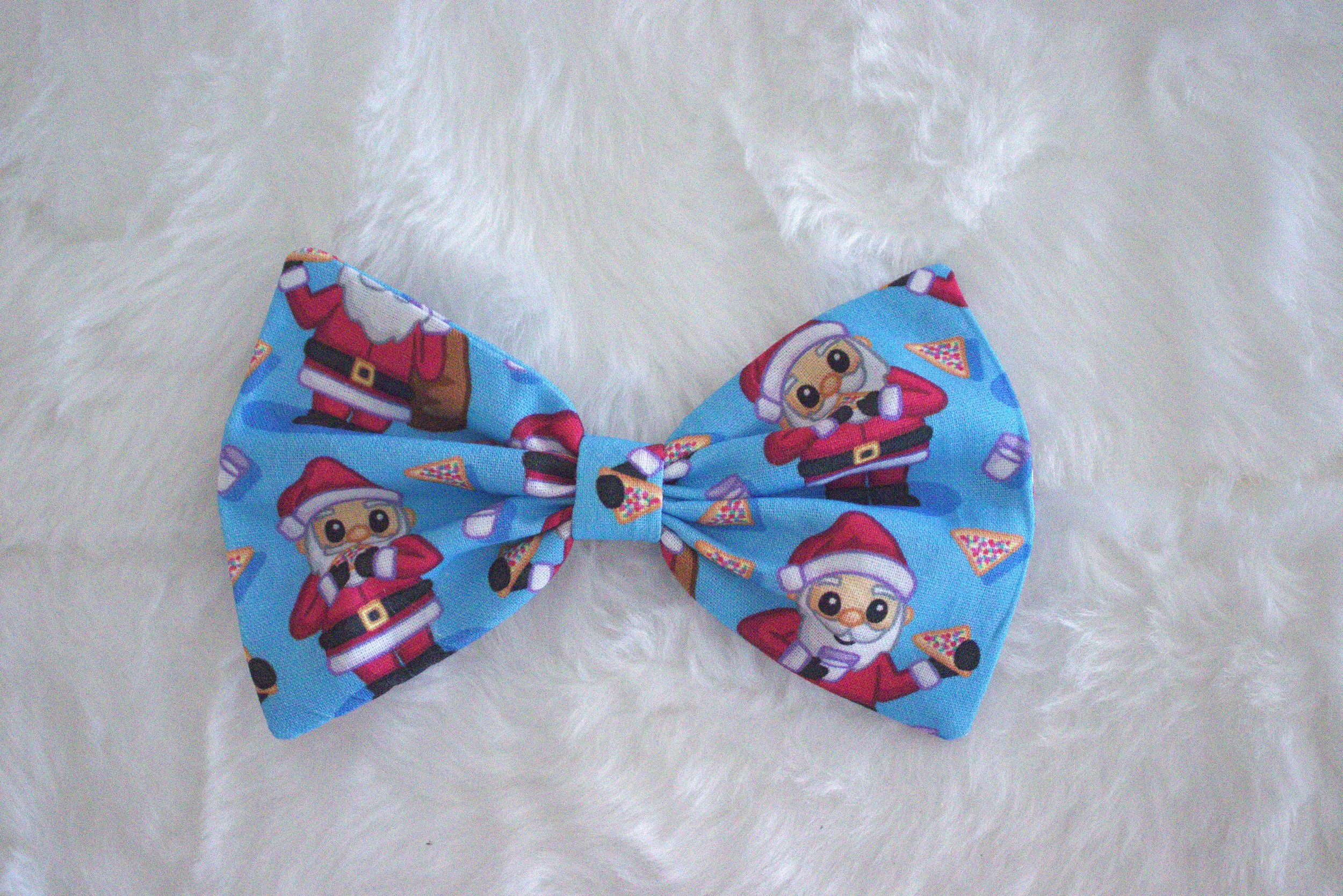 Small Single Bow - Fairy Bread Santa