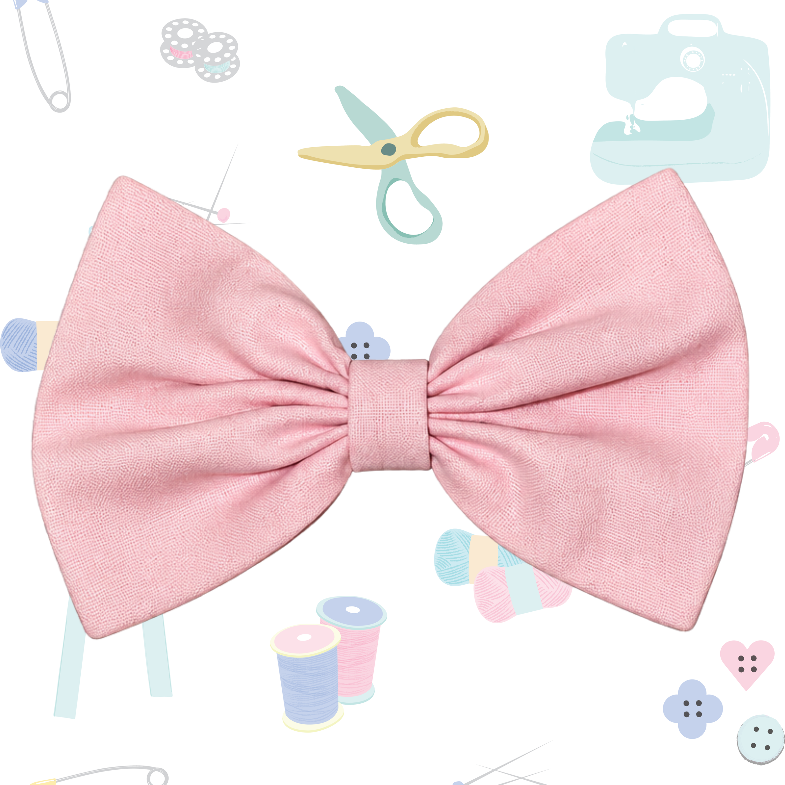 Small Single Bow - Pink