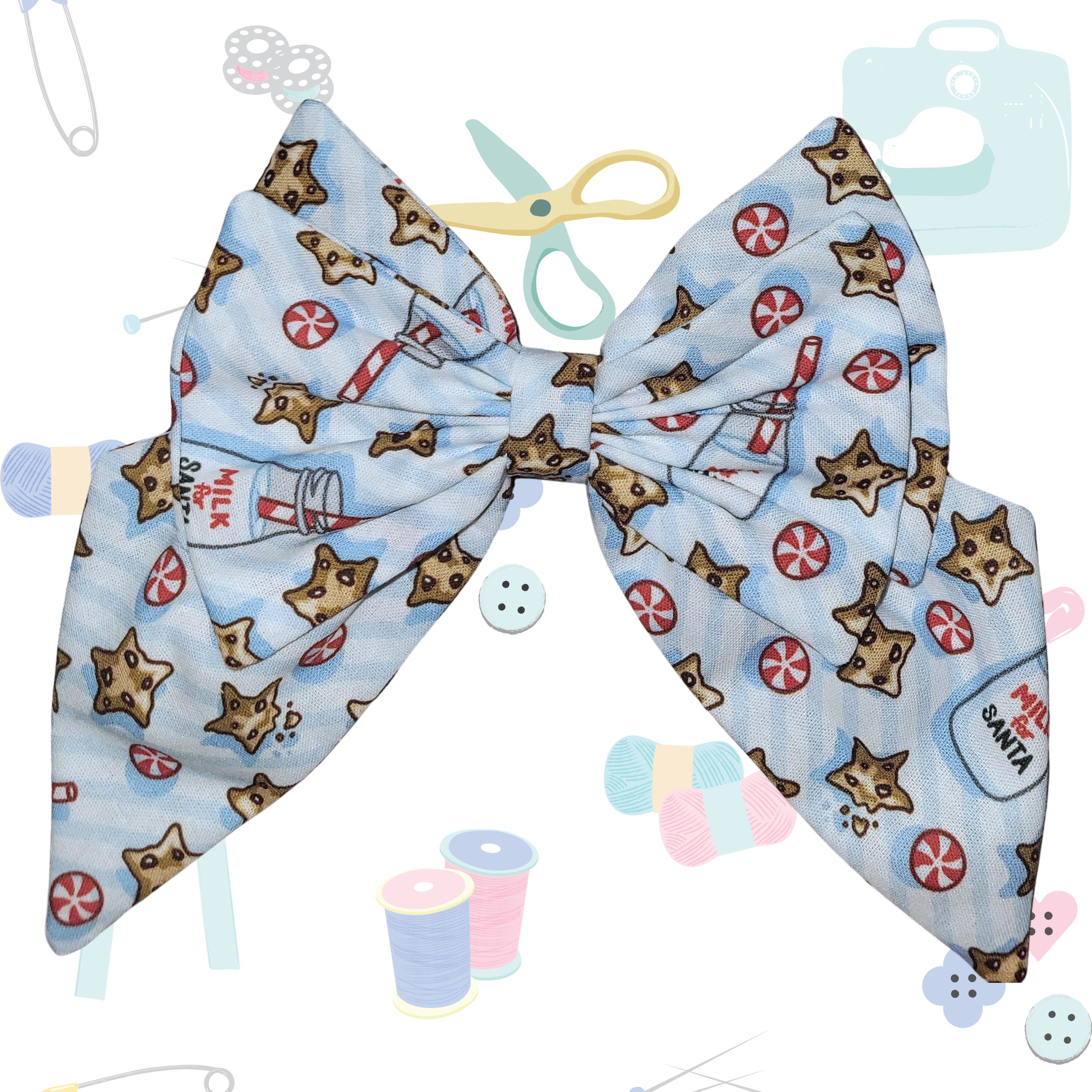 Standard Sailor Bow - Milk & Cookies