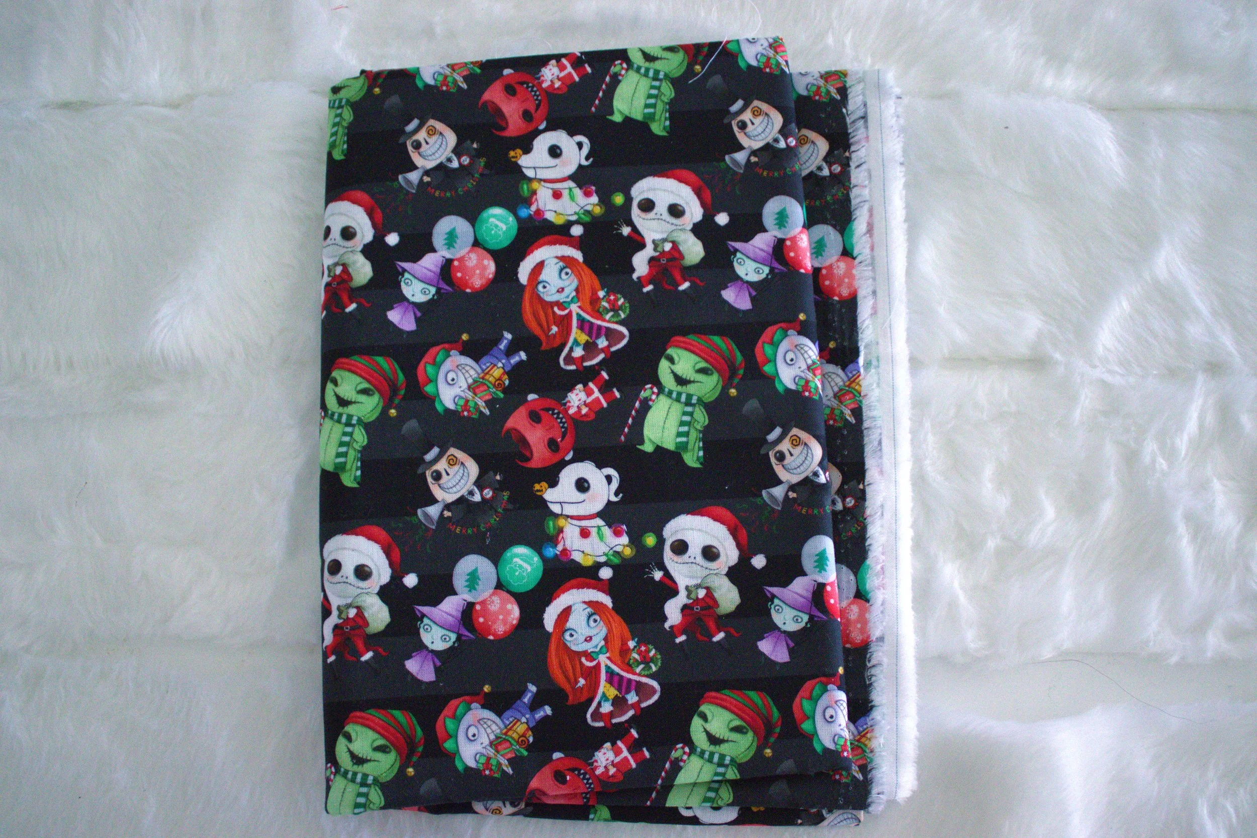 Chunky Scrunchie - CHRISTMAS NIGHTMARE CHARACTERS (made to order)