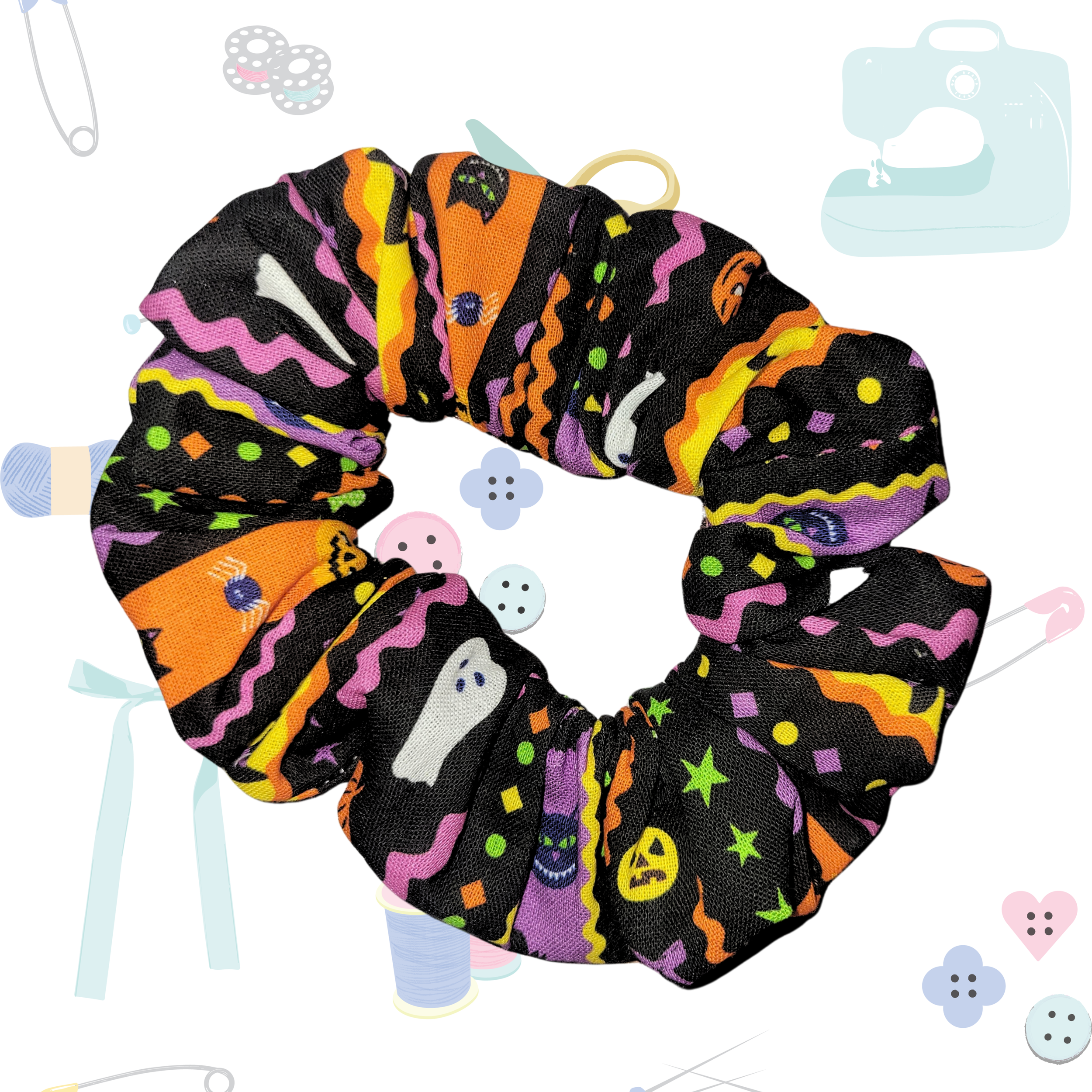 Standard Scrunchie - Halloween Spooky