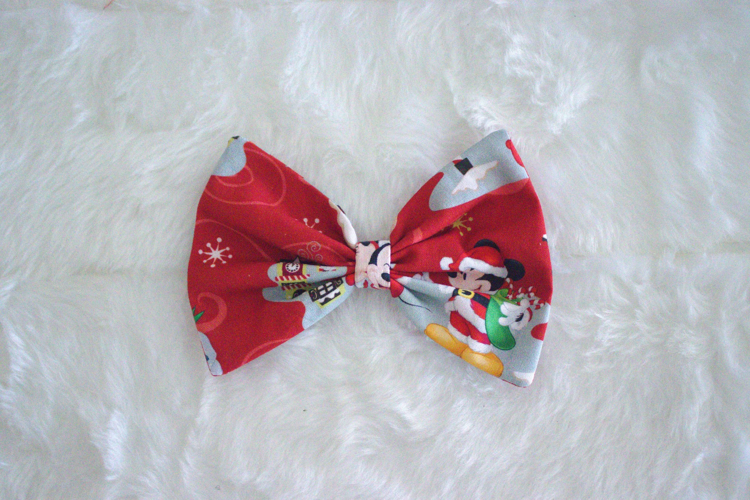 Small Single Bow - Red Mouse