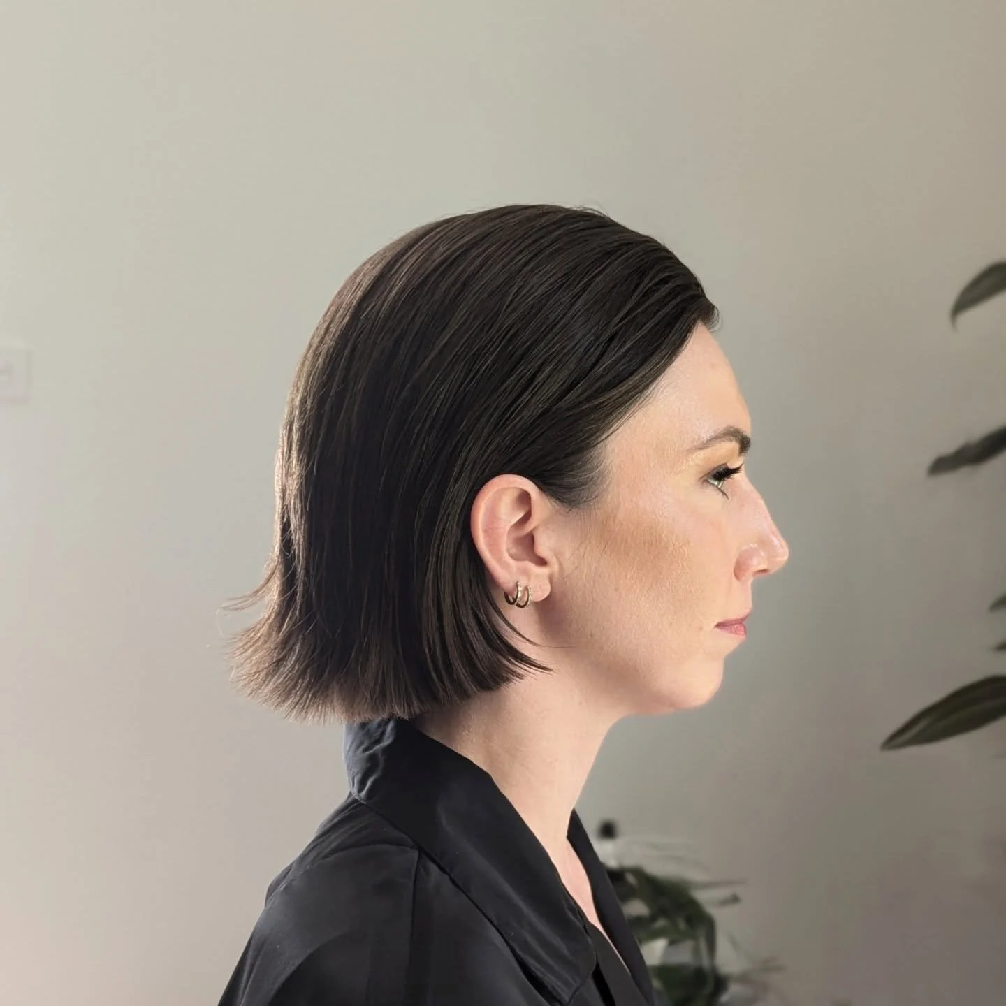 This was so much fun to create!

A sort of slicked back, edgy type vibe - it matched her so well. 

(It's always hard to show the detail in a photo, but take my word for it, she looked unreal)

Hair by me for @emerymakeup
Makeup by @emerymakeup 
Venu