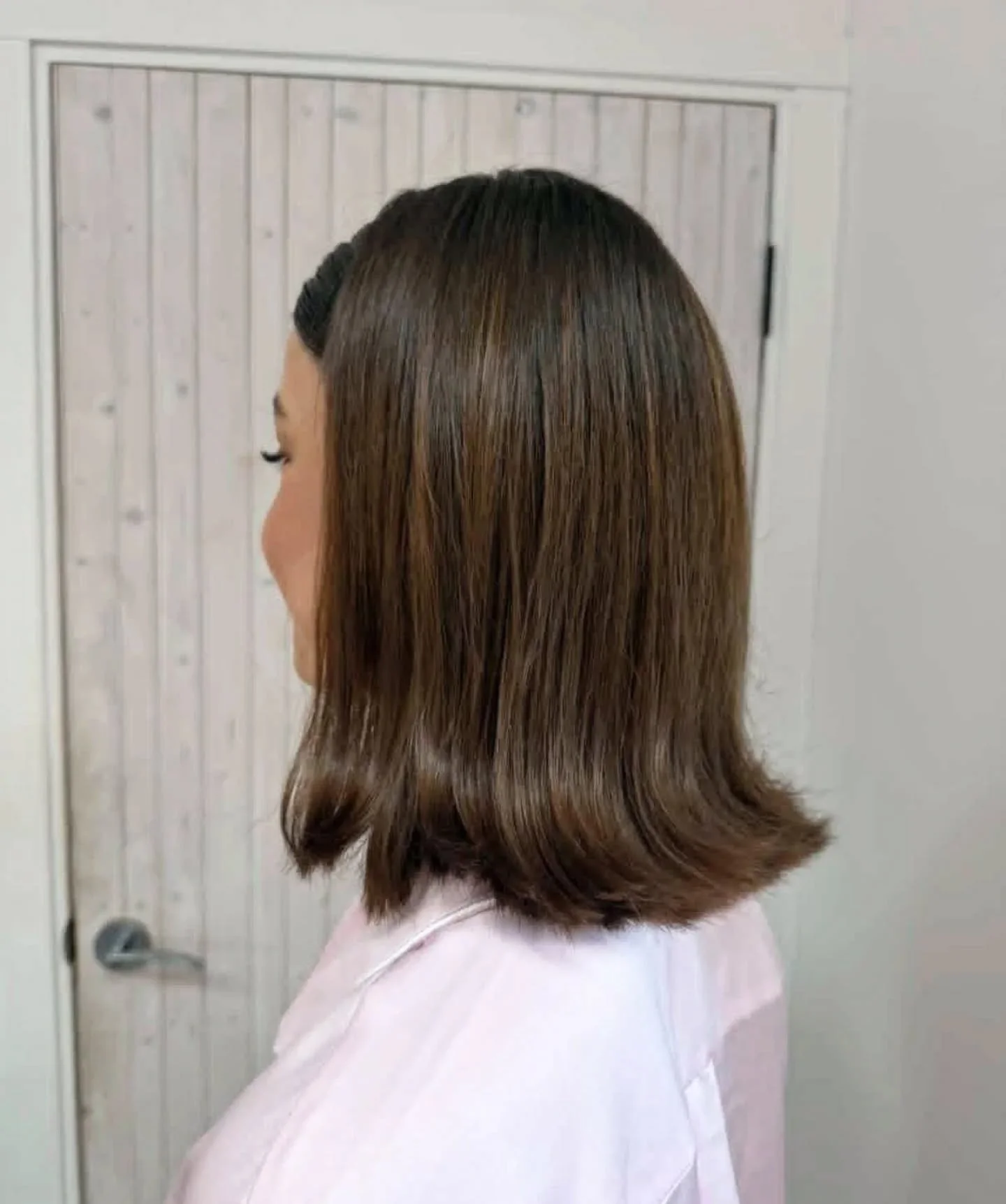 Cute french bob vibes 🥐

Hair by me for @emerymakeup 
Venue @growwild.weddings 

#bridalhair