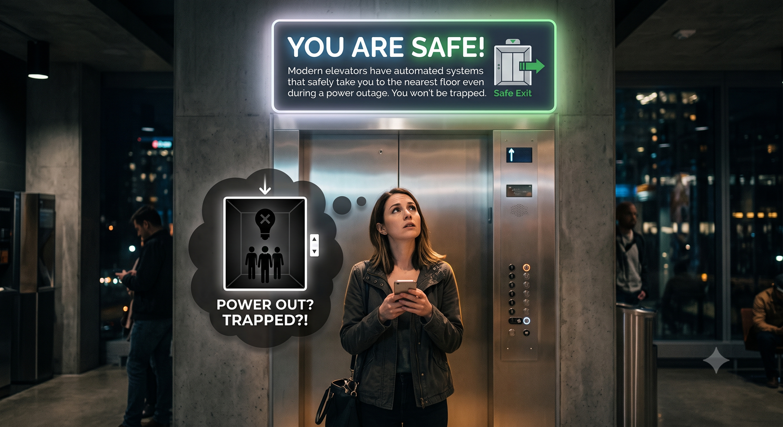 Will I Get Stuck in My Home Elevator During a Power Outage?