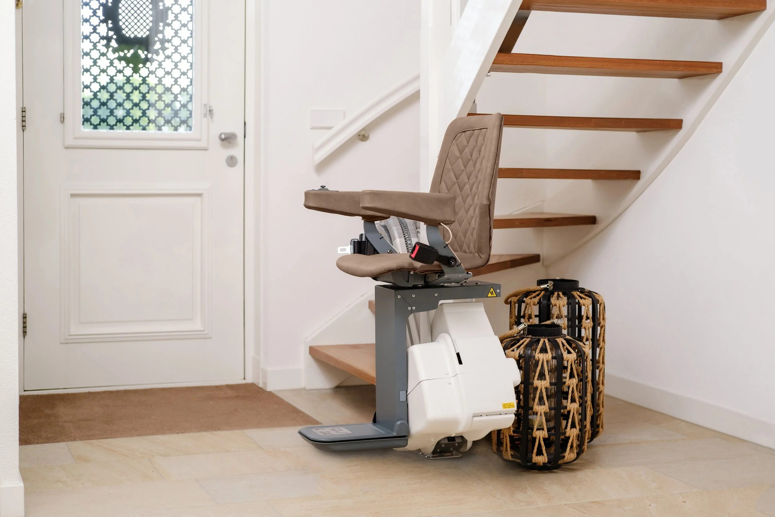 Curved Stairlift installation in central pa, buy curved stairlift from best stairlift company, Keystone Accessibility.