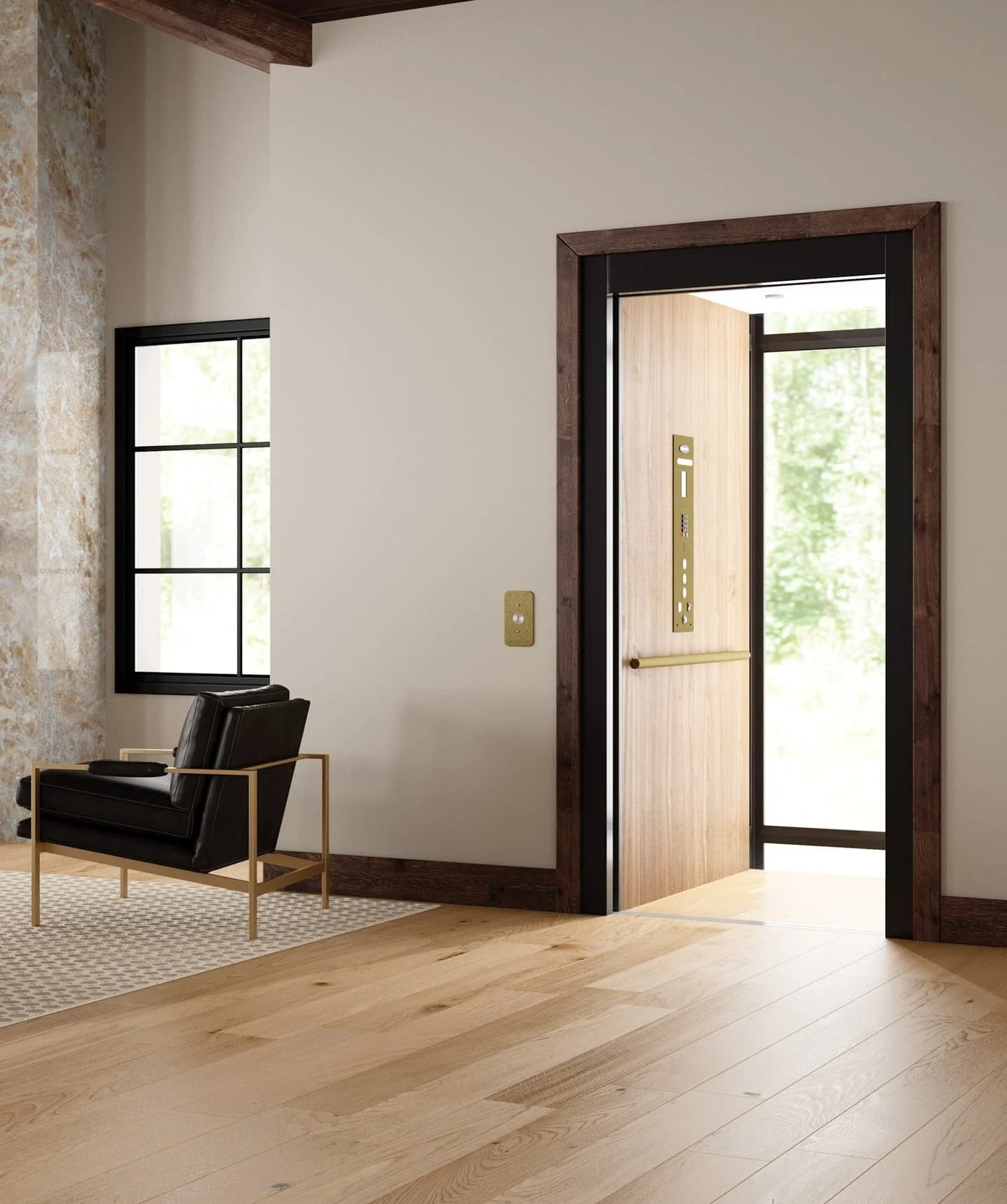 luxury in home elevator installation