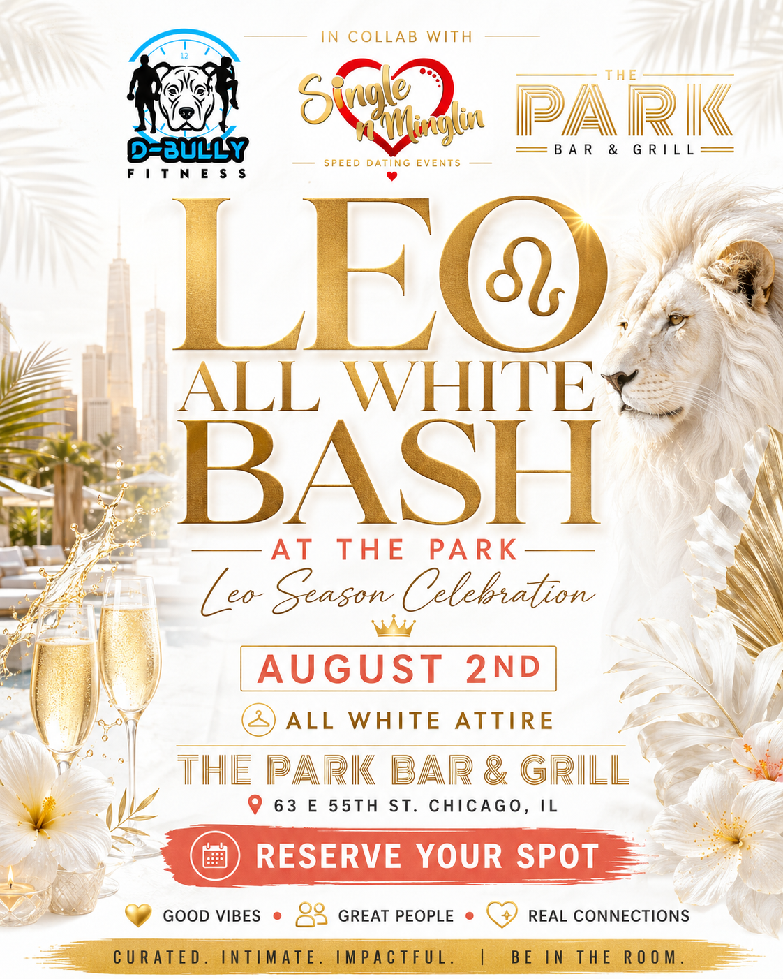 All White Leo Bash