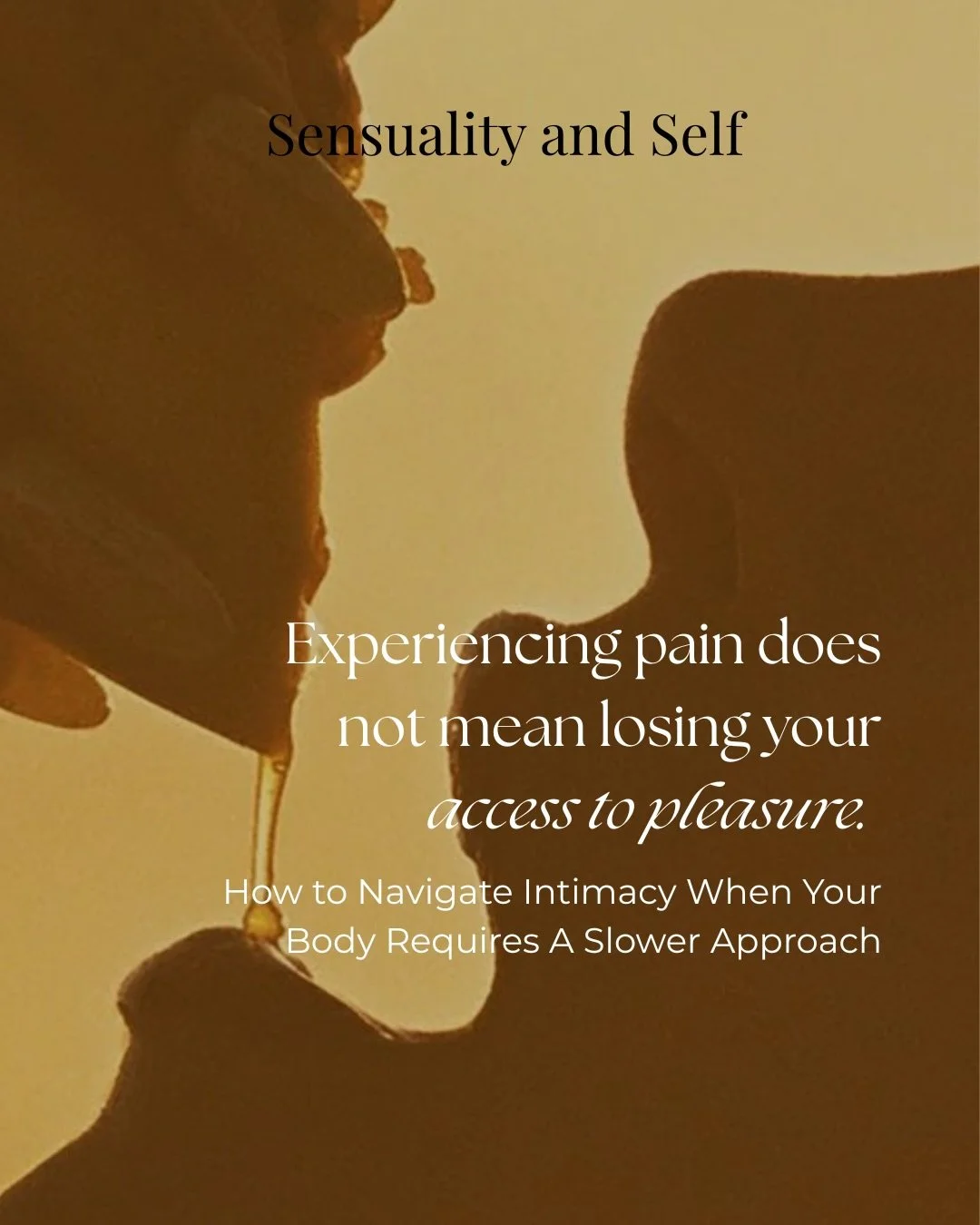 The most wonderful lovers and partners are the ones who will go on this journey with you. With love, empathy, respect and curiosity ❤️

There are many reasons why someone might experience pain or discomfort during intimacy.

Recognising that pain doe