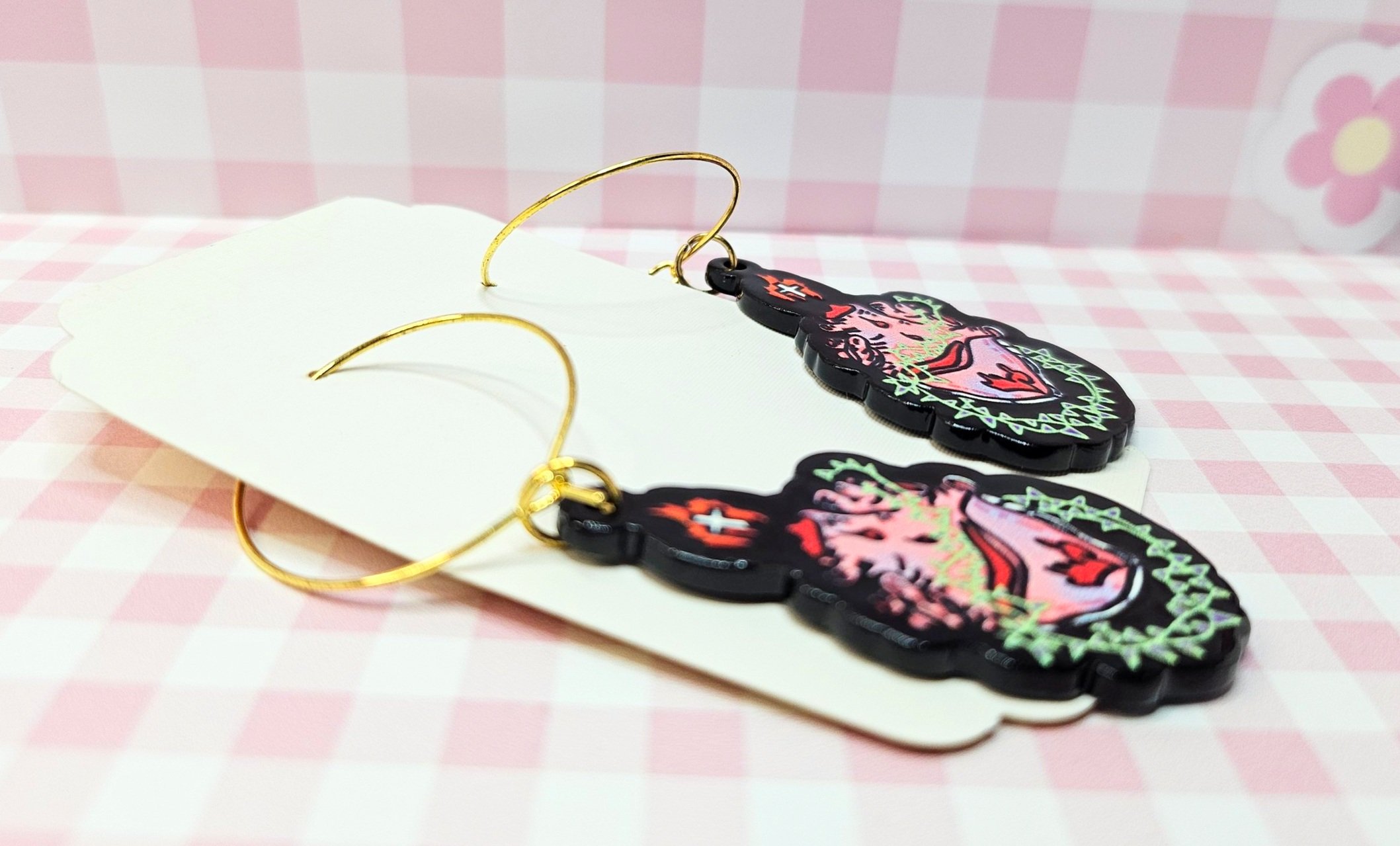 Bleeding Heart - Creepy Kawaii Gothic Earrings