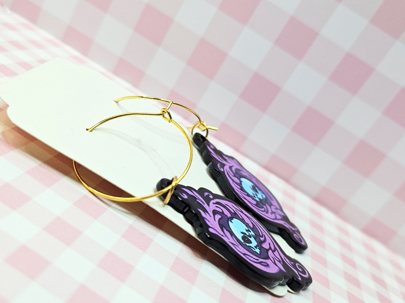 Candy Skull - Creepy Kawaii Gothic Earrings