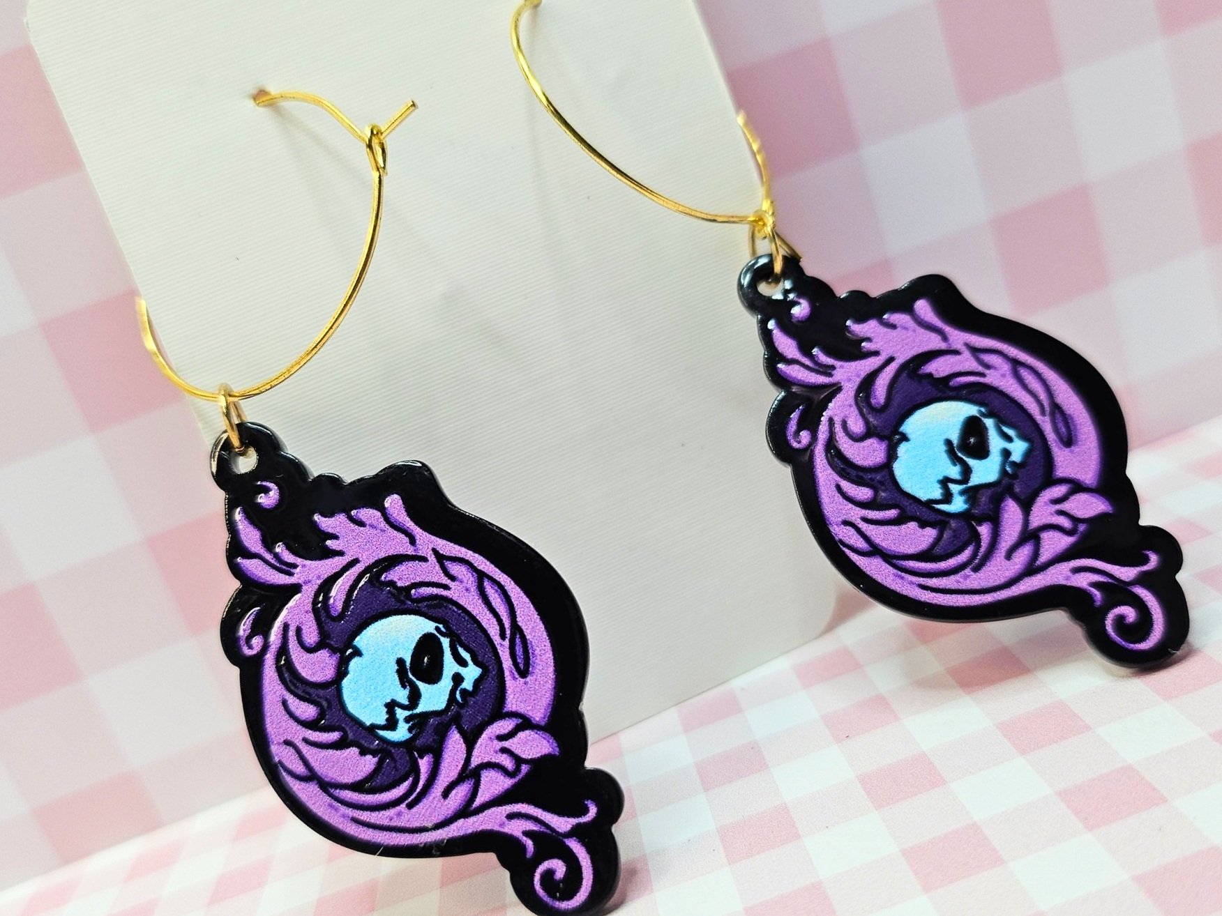 Candy Skull - Creepy Kawaii Gothic Earrings
