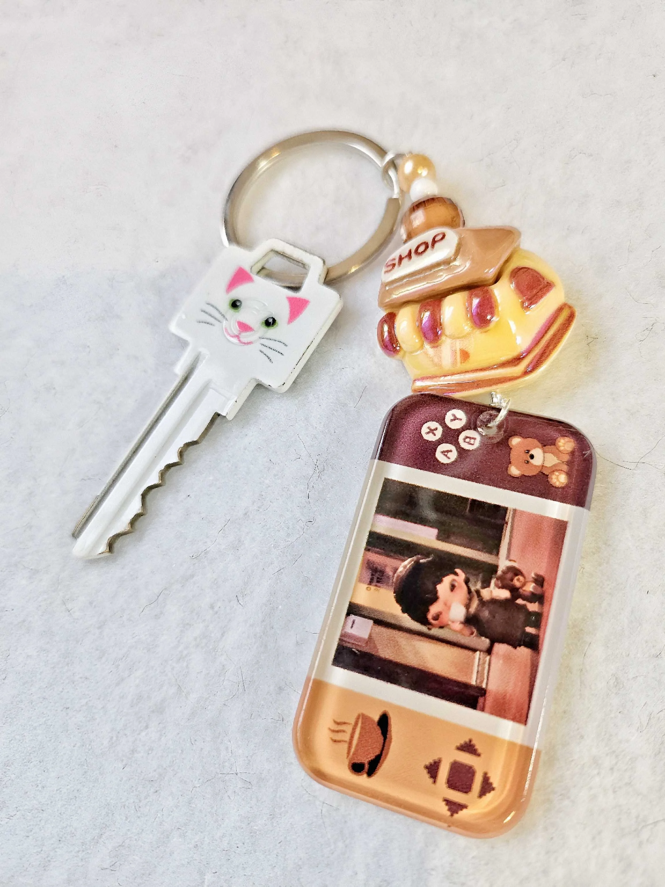 Dimoo Cafe Gamer Key Chain