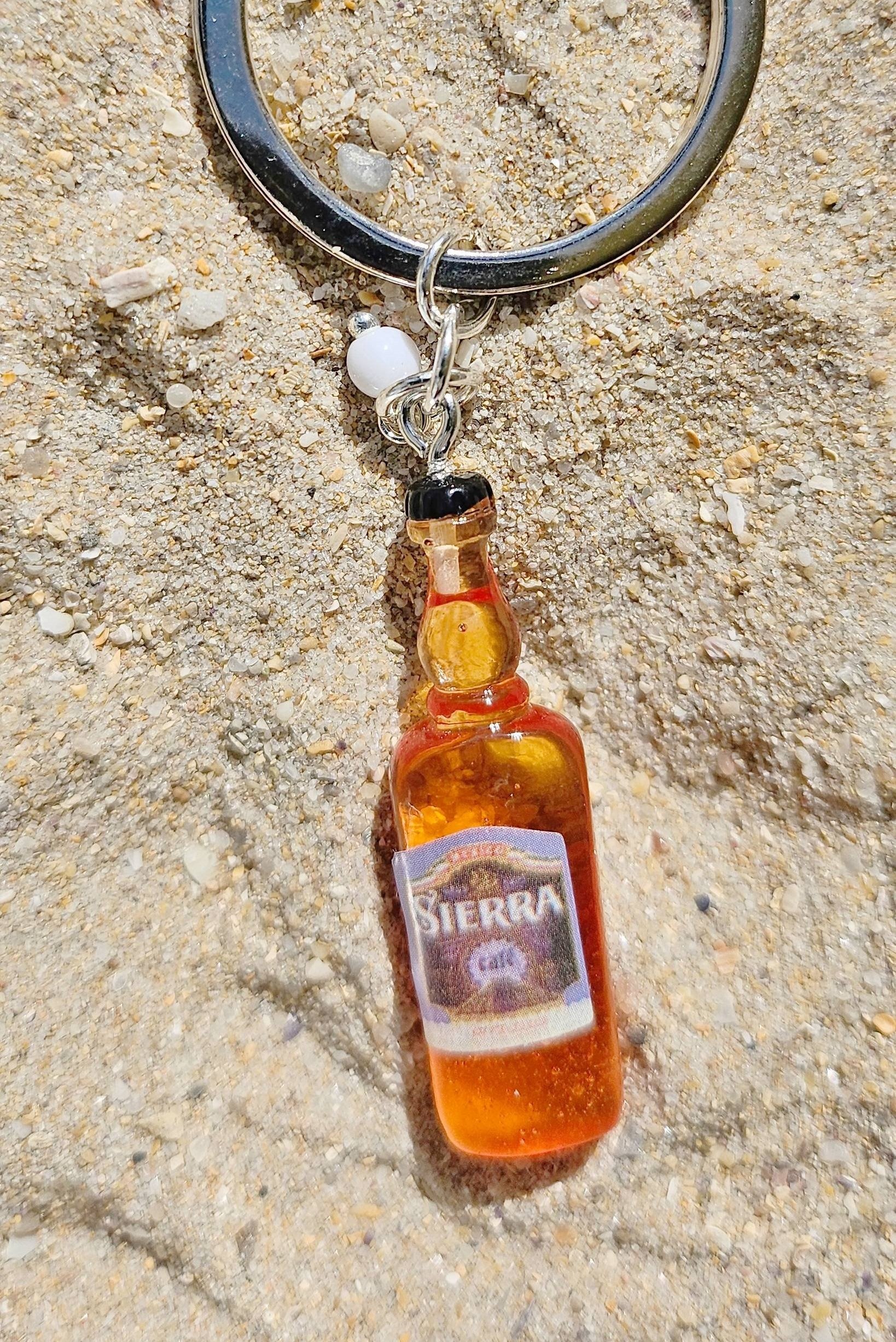 Rum Bottle Keychain