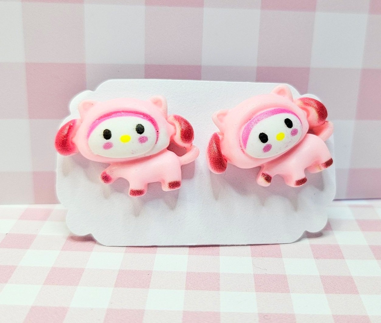 Whimsical Charm Earrings with Hypoallergenic Stud Posts – Unique Gift | EeveeLuna