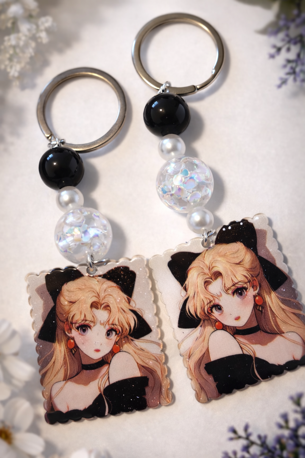 Sailor Venus Handmade Magical Girl Keychain