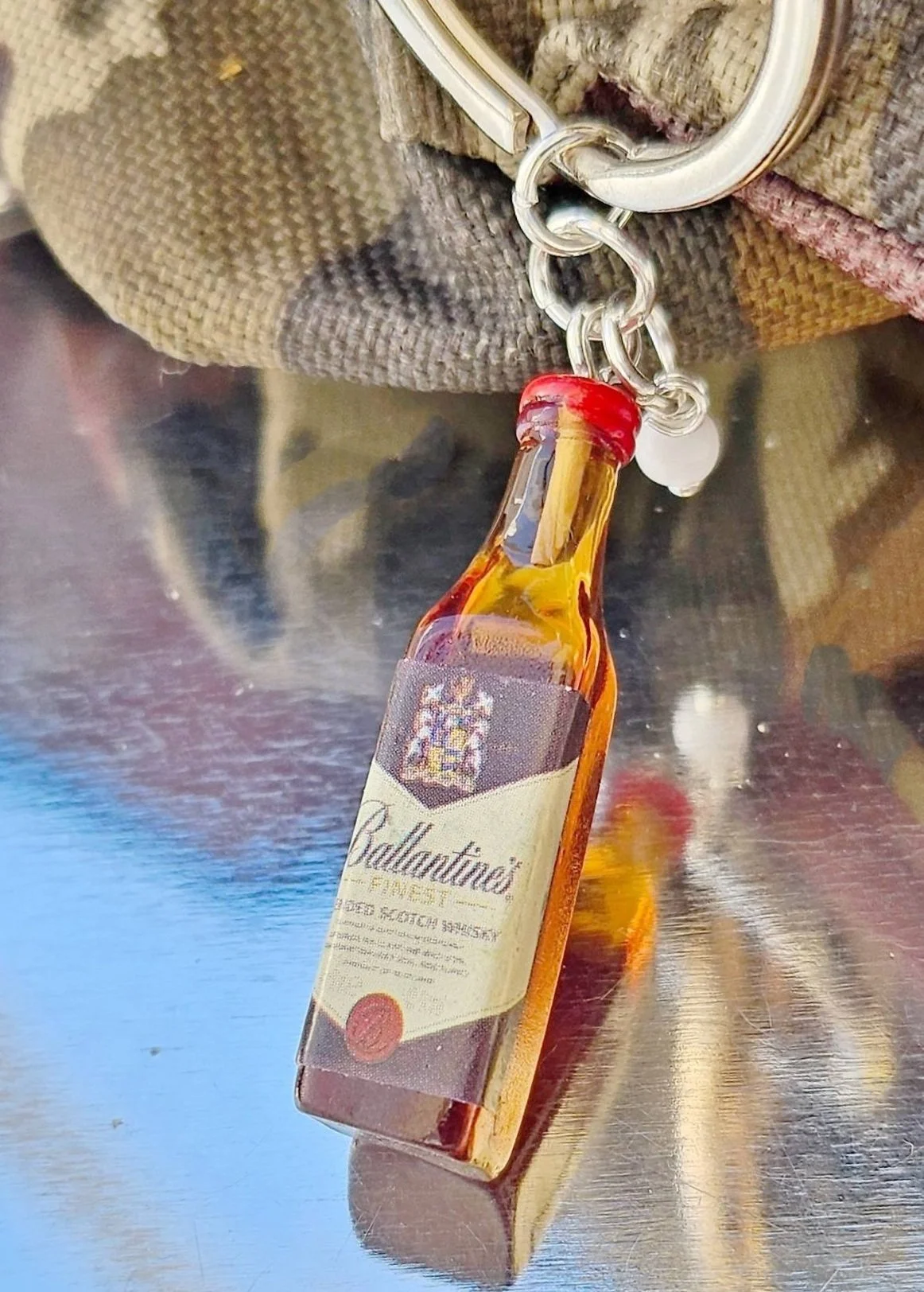 Ballantines whiskey Keychain
