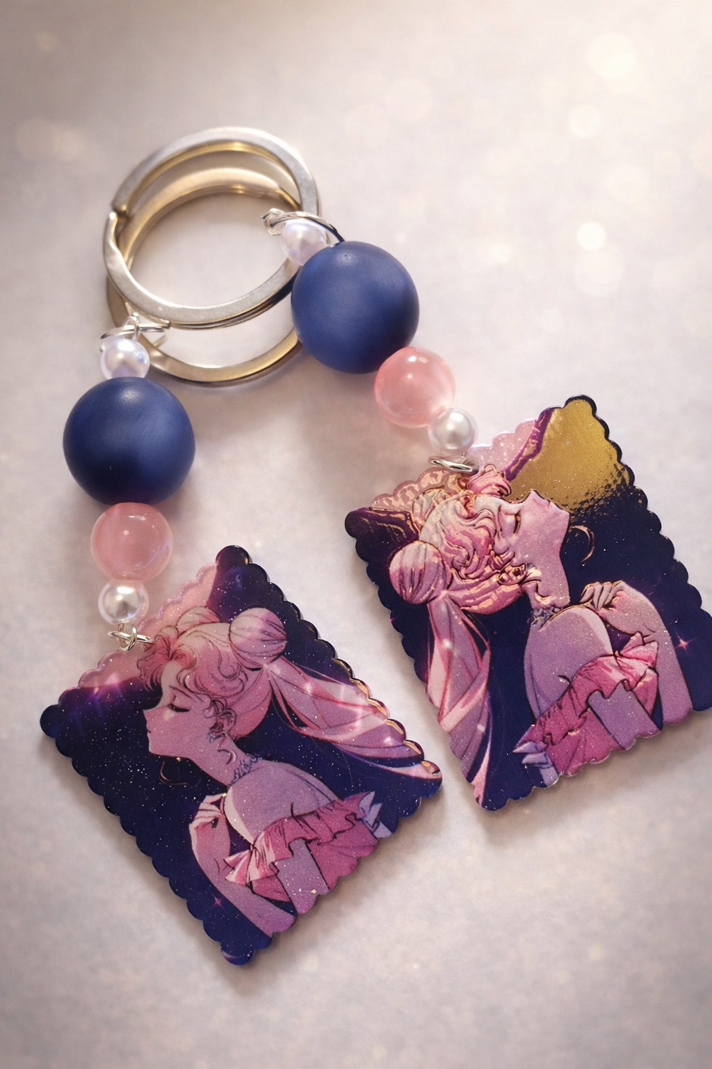 Usagi Moon Romance – Handmade Magical Girl Keychain