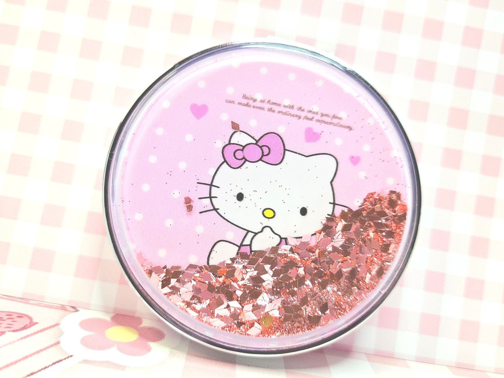 Hello Kitty Diamond - Round Hard Compact Mirror