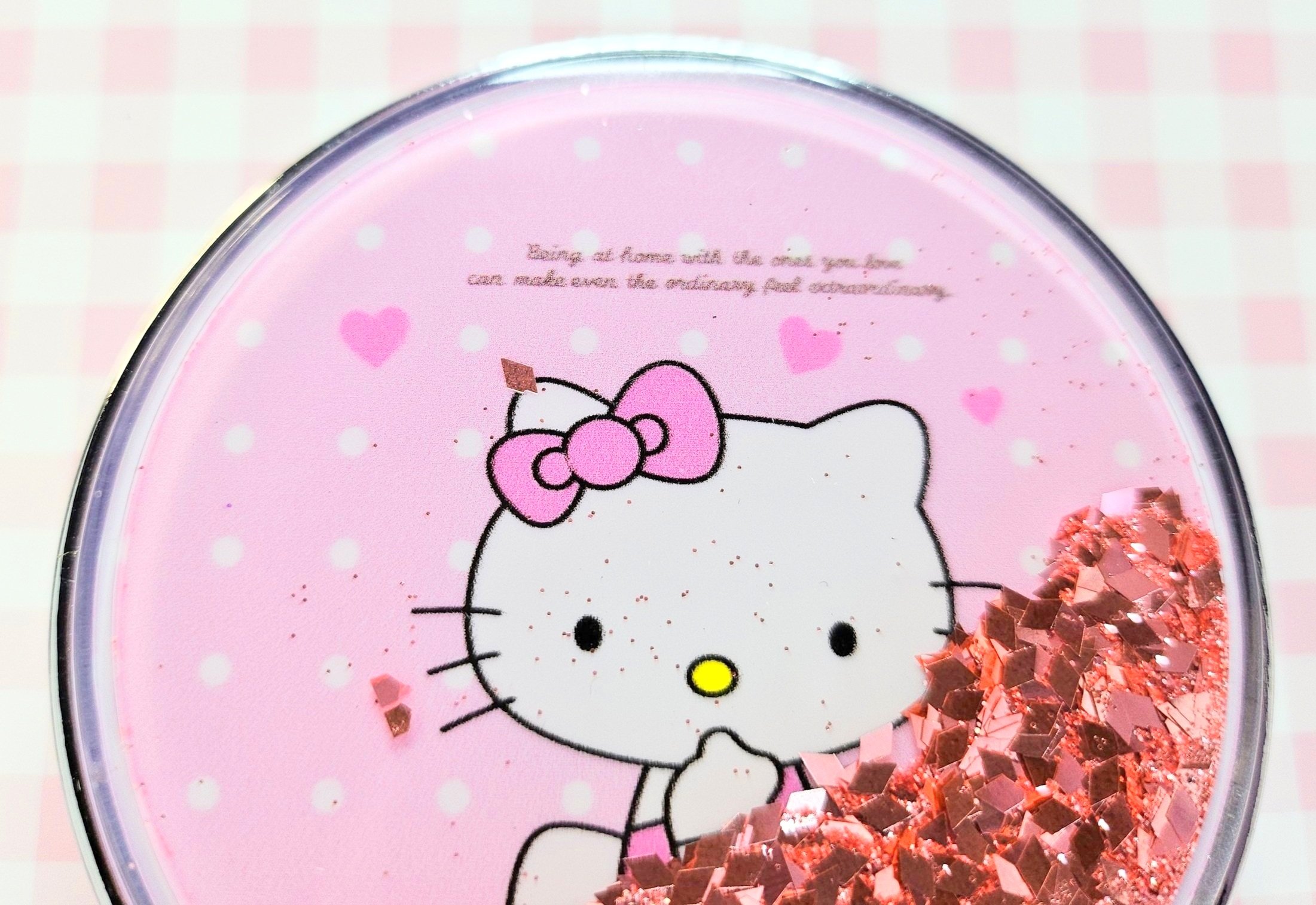 Hello Kitty Diamond - Round Hard Compact Mirror