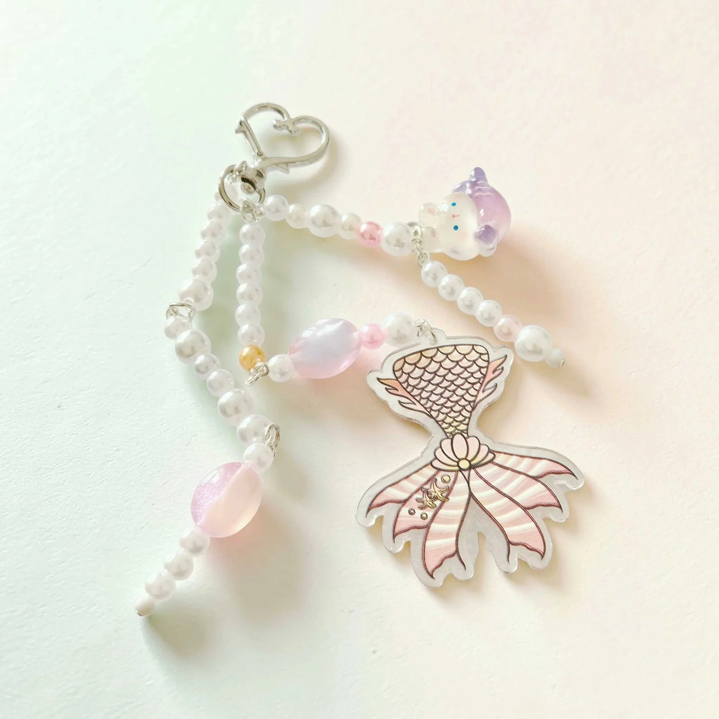 Pastel Mermaid Dream Bag Charm