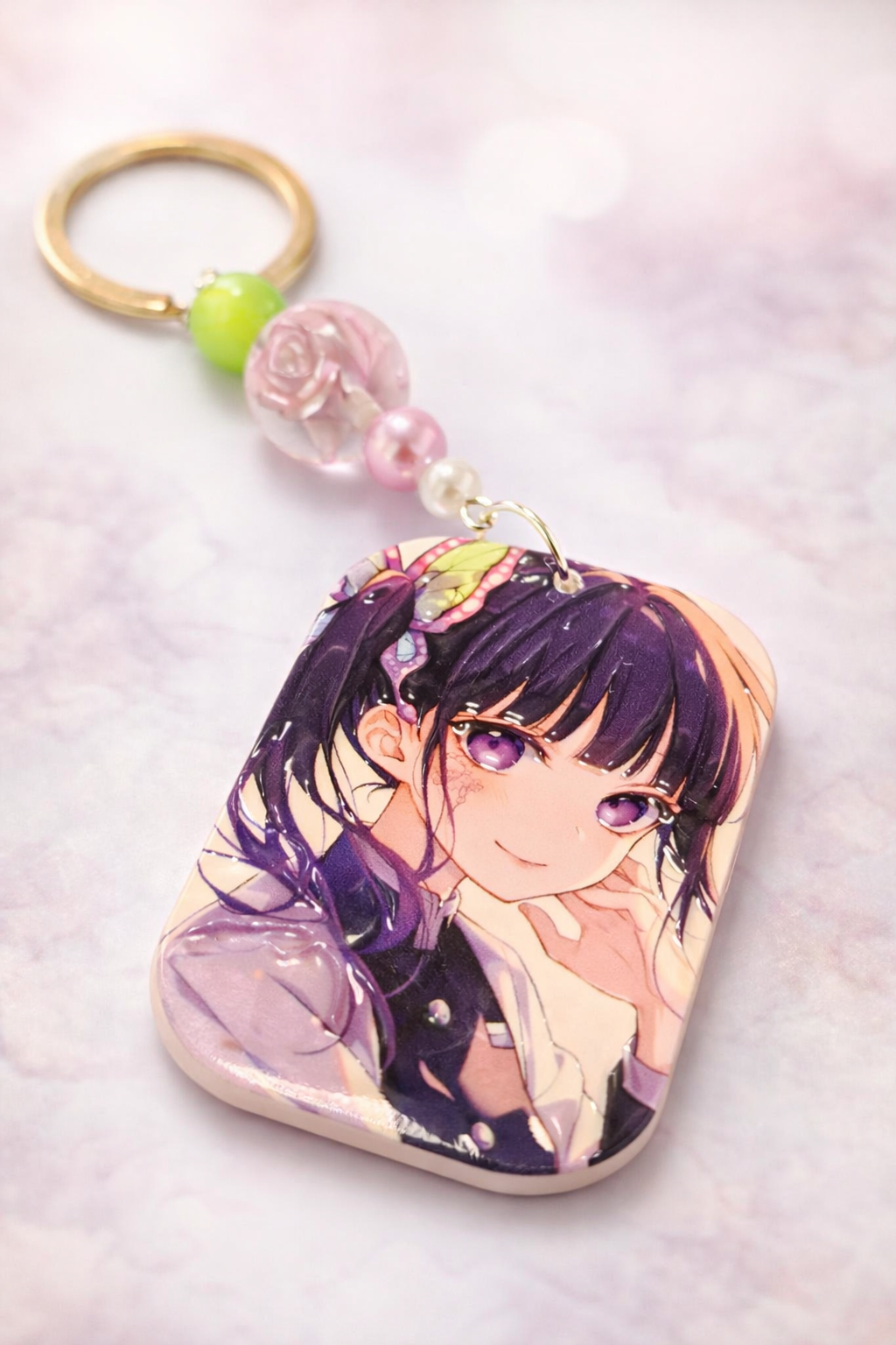 Kanao Tsuyuri Handmade Demon Slayer Keychain