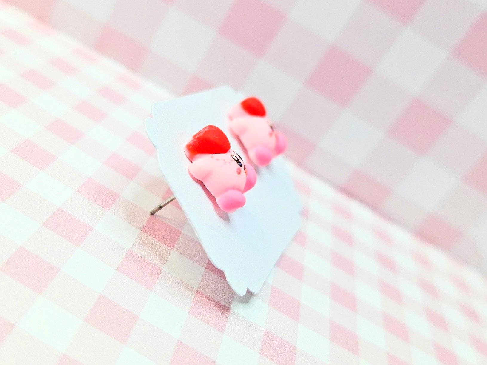 Heart - Kirby Stud Charm Earrings