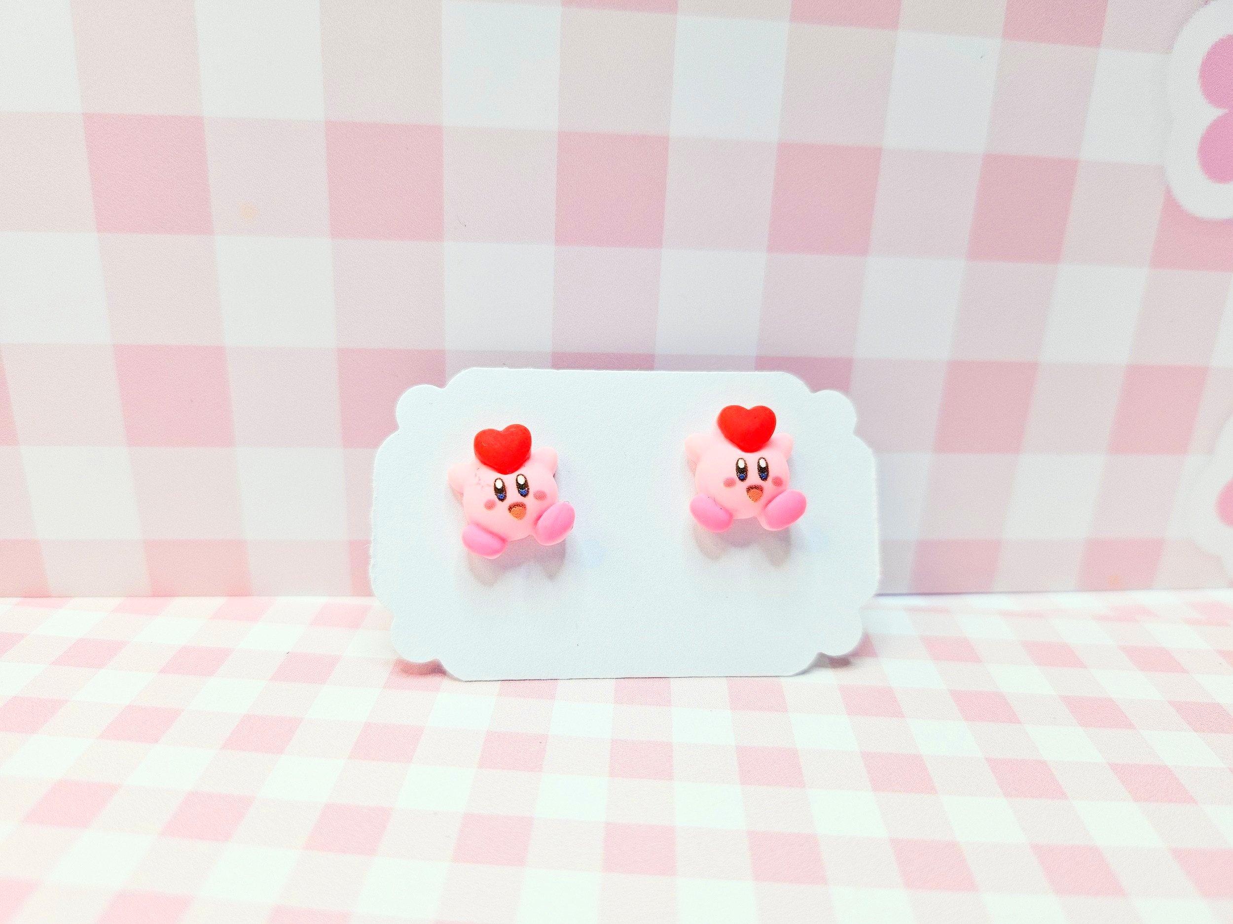 Heart - Kirby Stud Charm Earrings